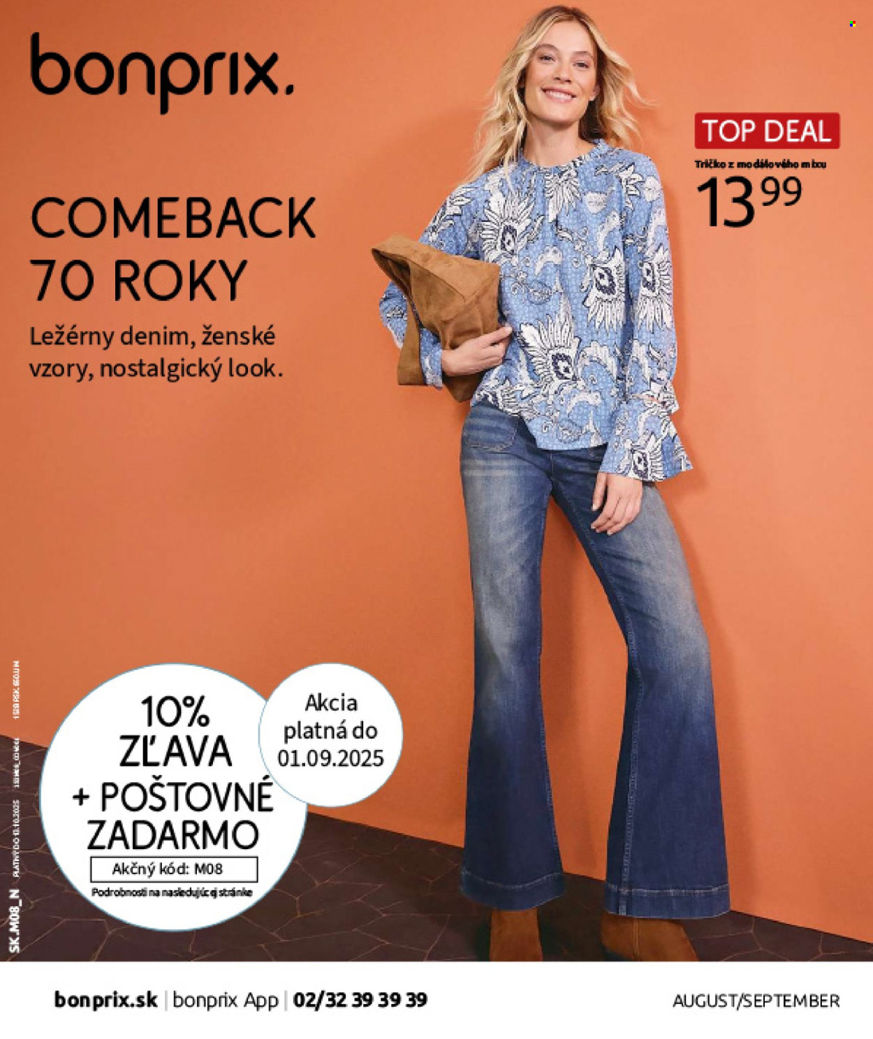 Leták Bonprix - 3.9.2025 - 13.10.2025. Strana 1