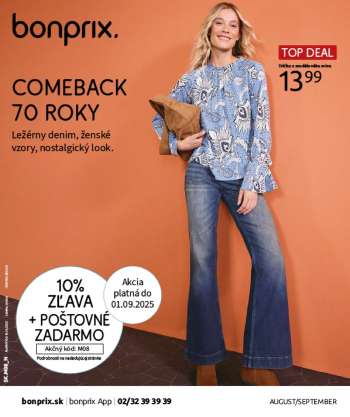 Leták Bonprix - 3.9.2025 - 13.10.2025.
