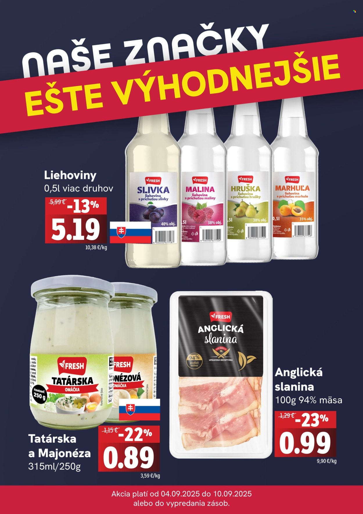 Leták FRESH - 4.9.2025 - 10.9.2025. Strana 4