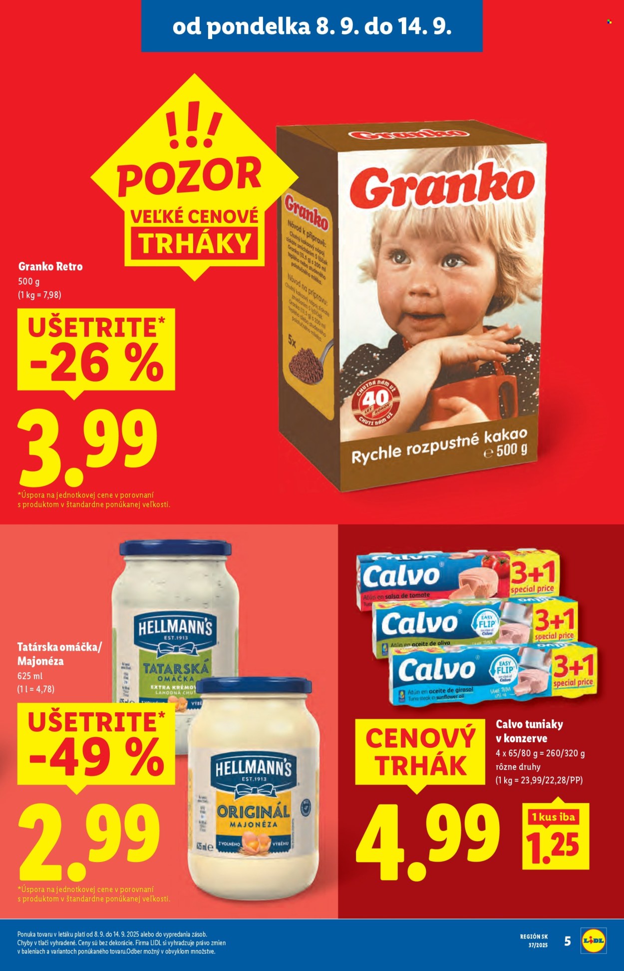 Leták Lidl - 8.9.2025 - 14.9.2025. Strana 5