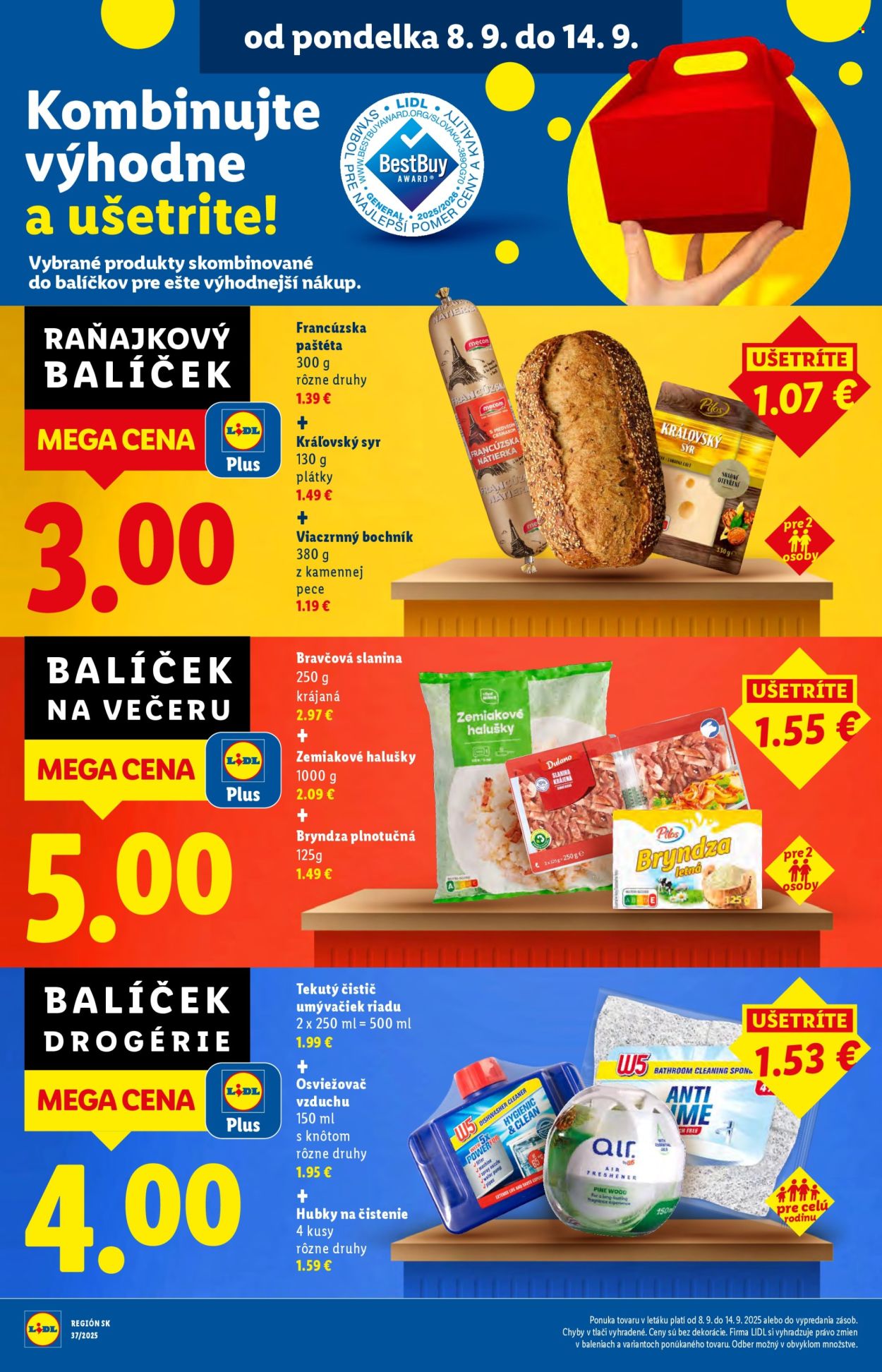 Leták Lidl - 8.9.2025 - 14.9.2025. Strana 43