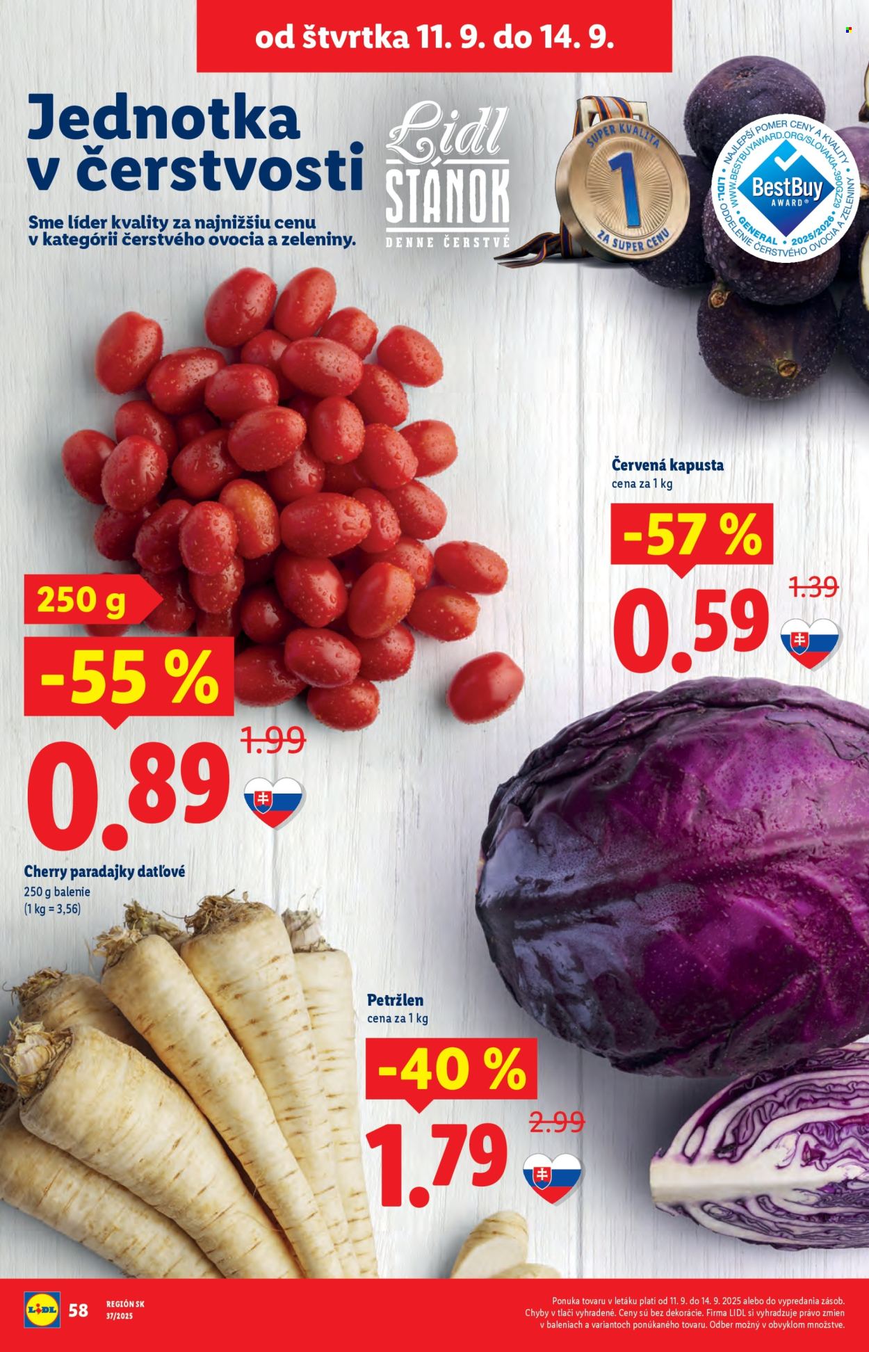 Leták Lidl - 8.9.2025 - 14.9.2025. Strana 72