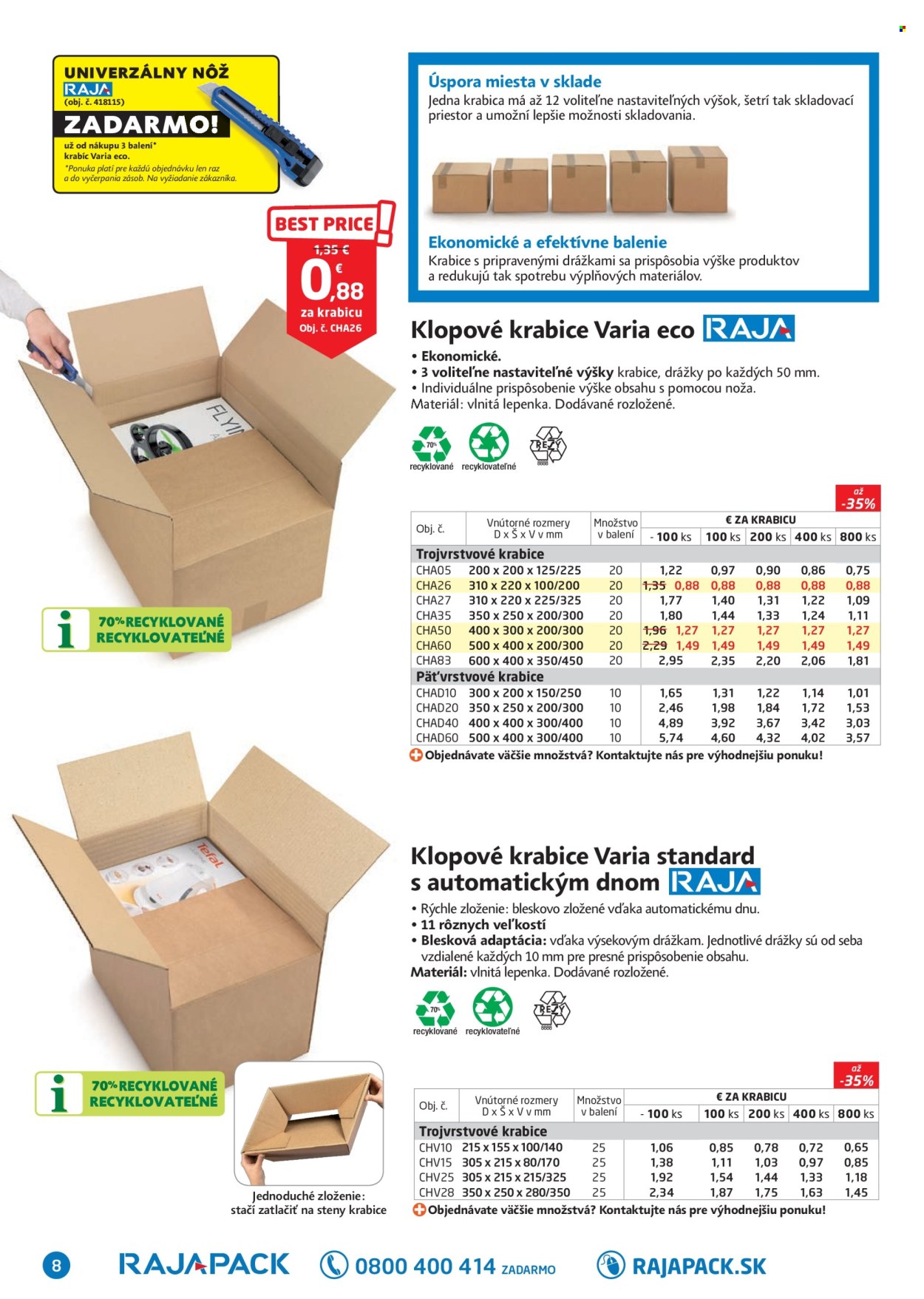 Leták RAJA - 1.9.2025 - 30.9.2025. Strana 8