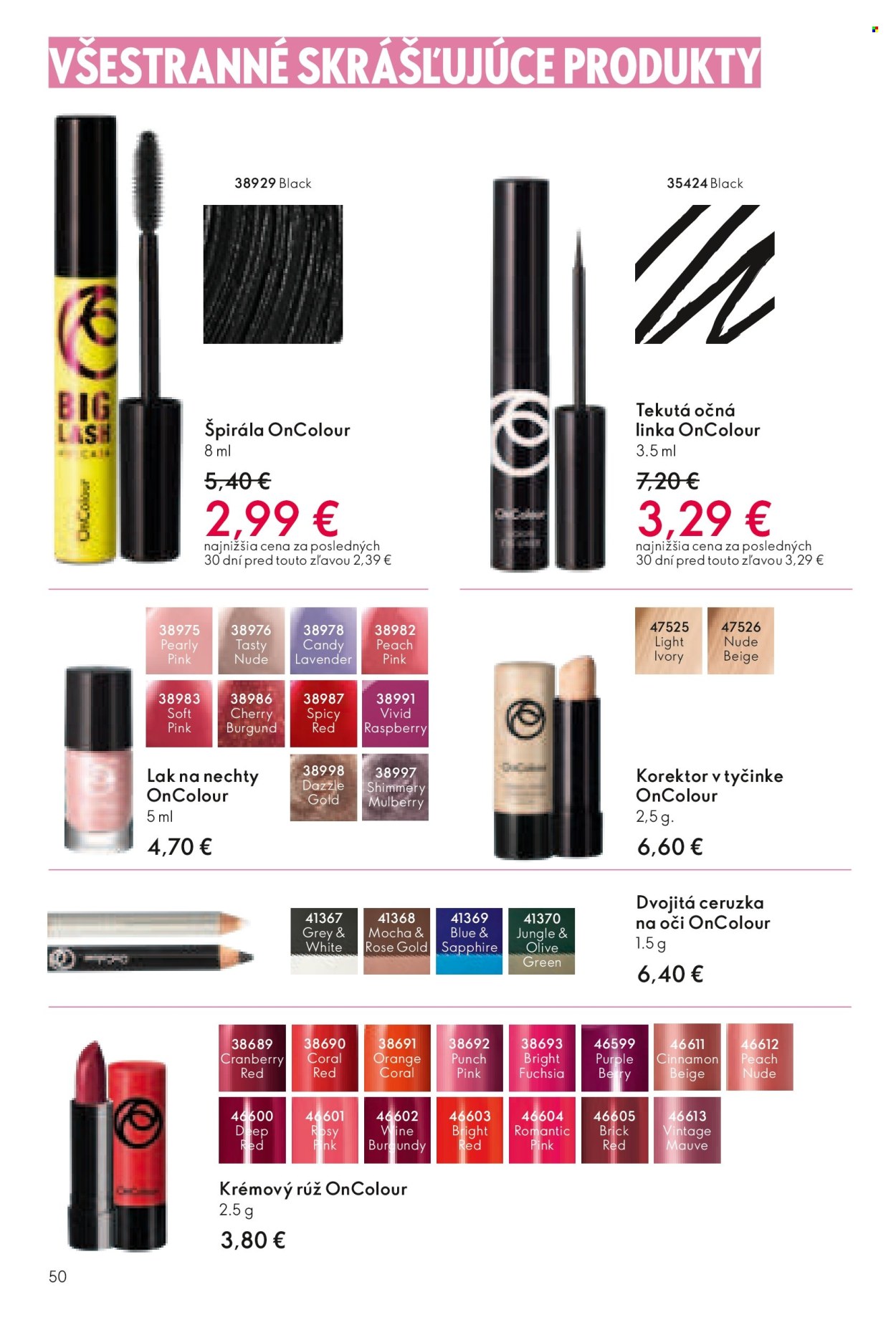 Leták Oriflame - 8.10.2025 - 28.10.2025. Strana 48