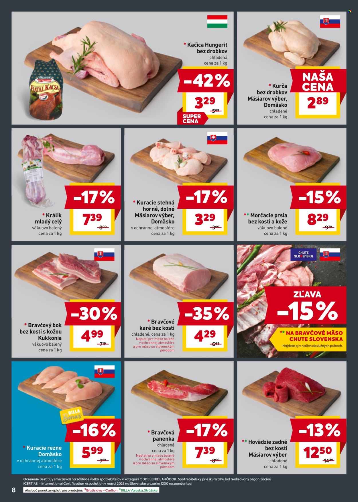Leták Billa - 10.9.2025 - 16.9.2025. Strana 8