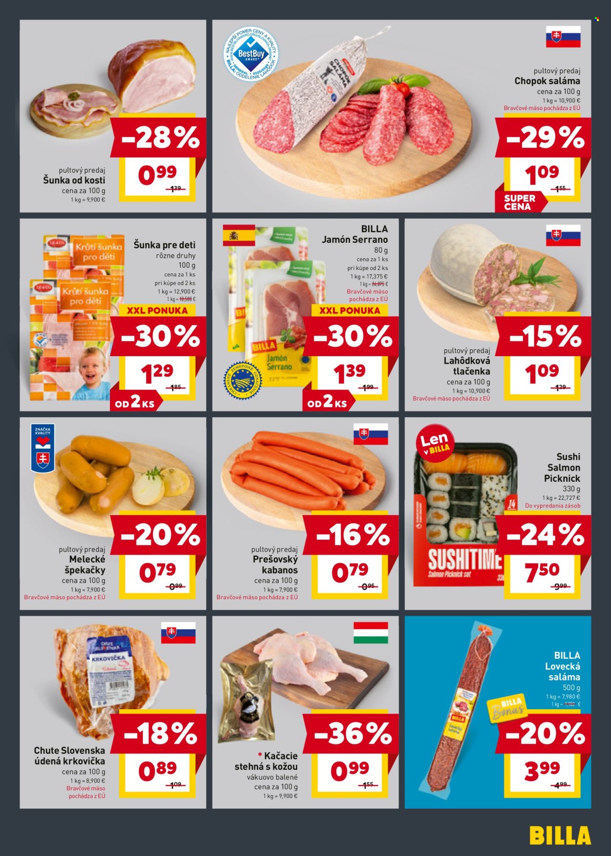 Leták Billa - 10.9.2025 - 16.9.2025. Strana 9