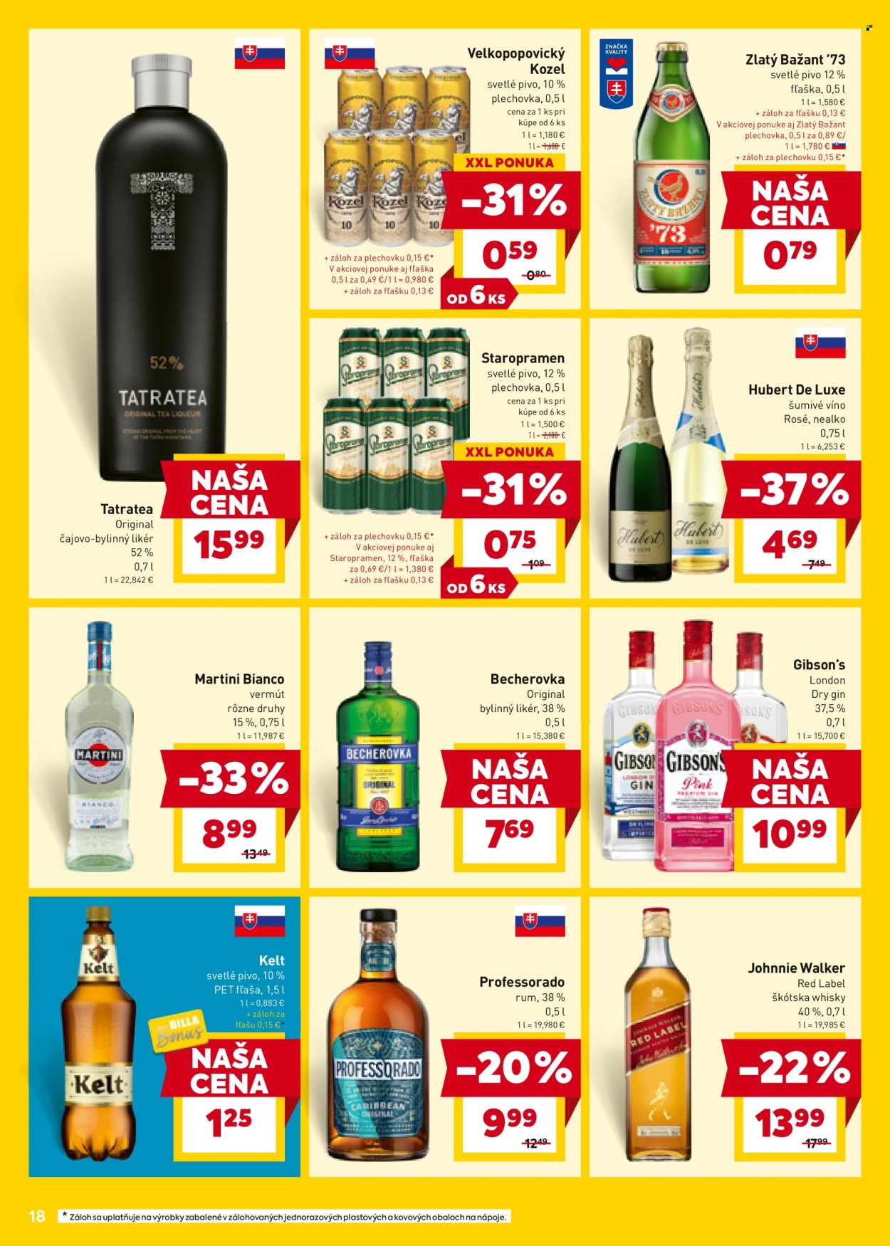 Leták Billa - 10.9.2025 - 16.9.2025. Strana 18