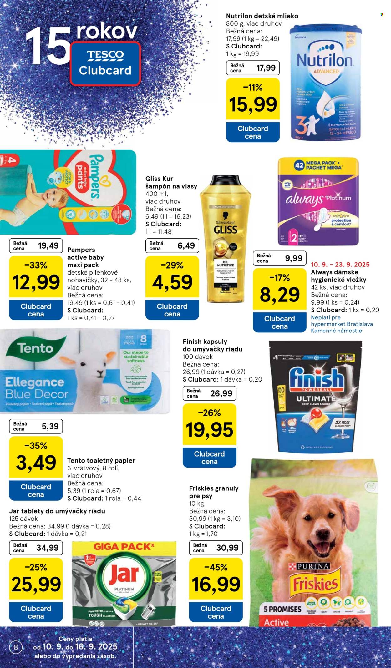 Leták TESCO - 10.9.2025 - 16.9.2025. Strana 8