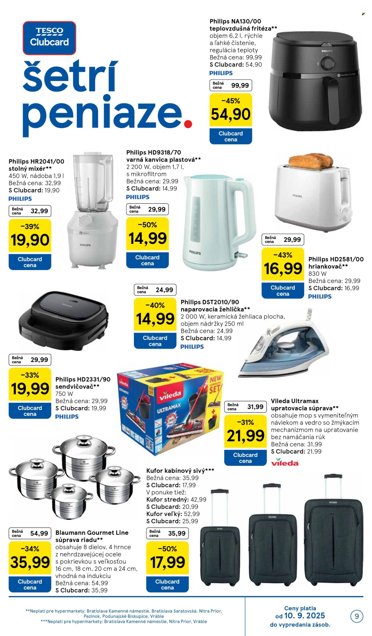 Leták TESCO - 10.9.2025 - 16.9.2025. Strana 9