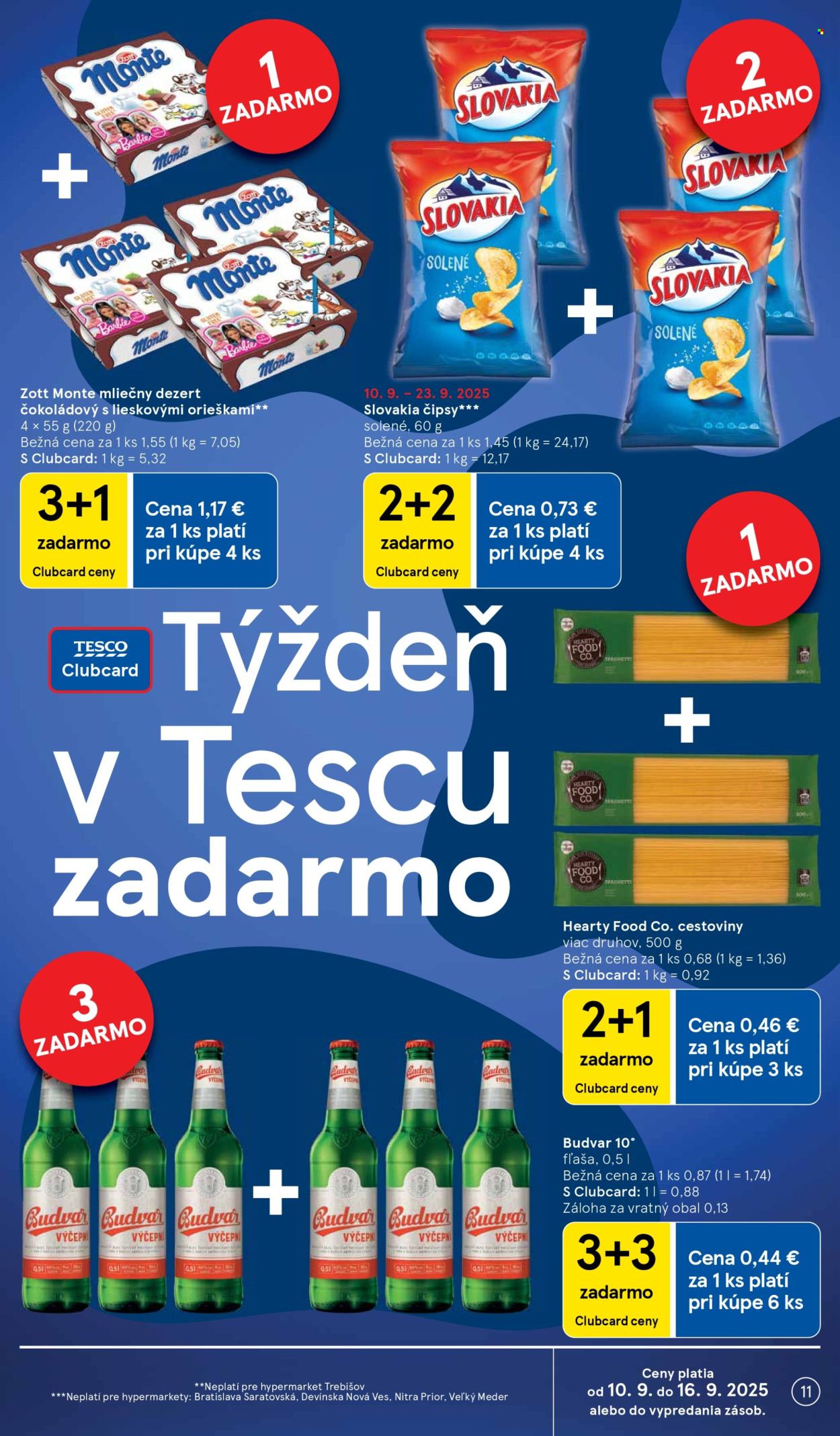 Leták TESCO - 10.9.2025 - 16.9.2025. Strana 11