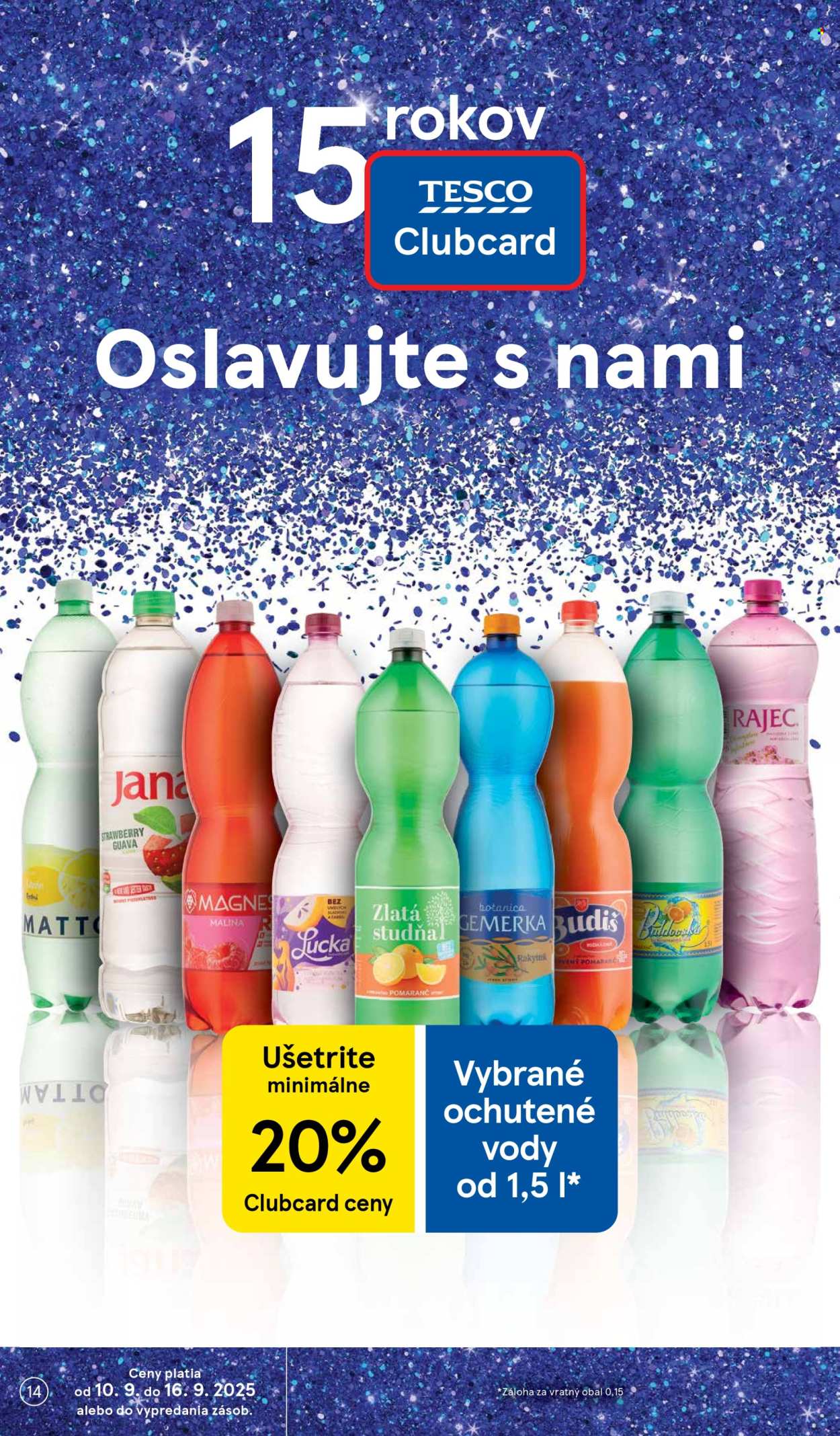 Leták TESCO - 10.9.2025 - 16.9.2025. Strana 14