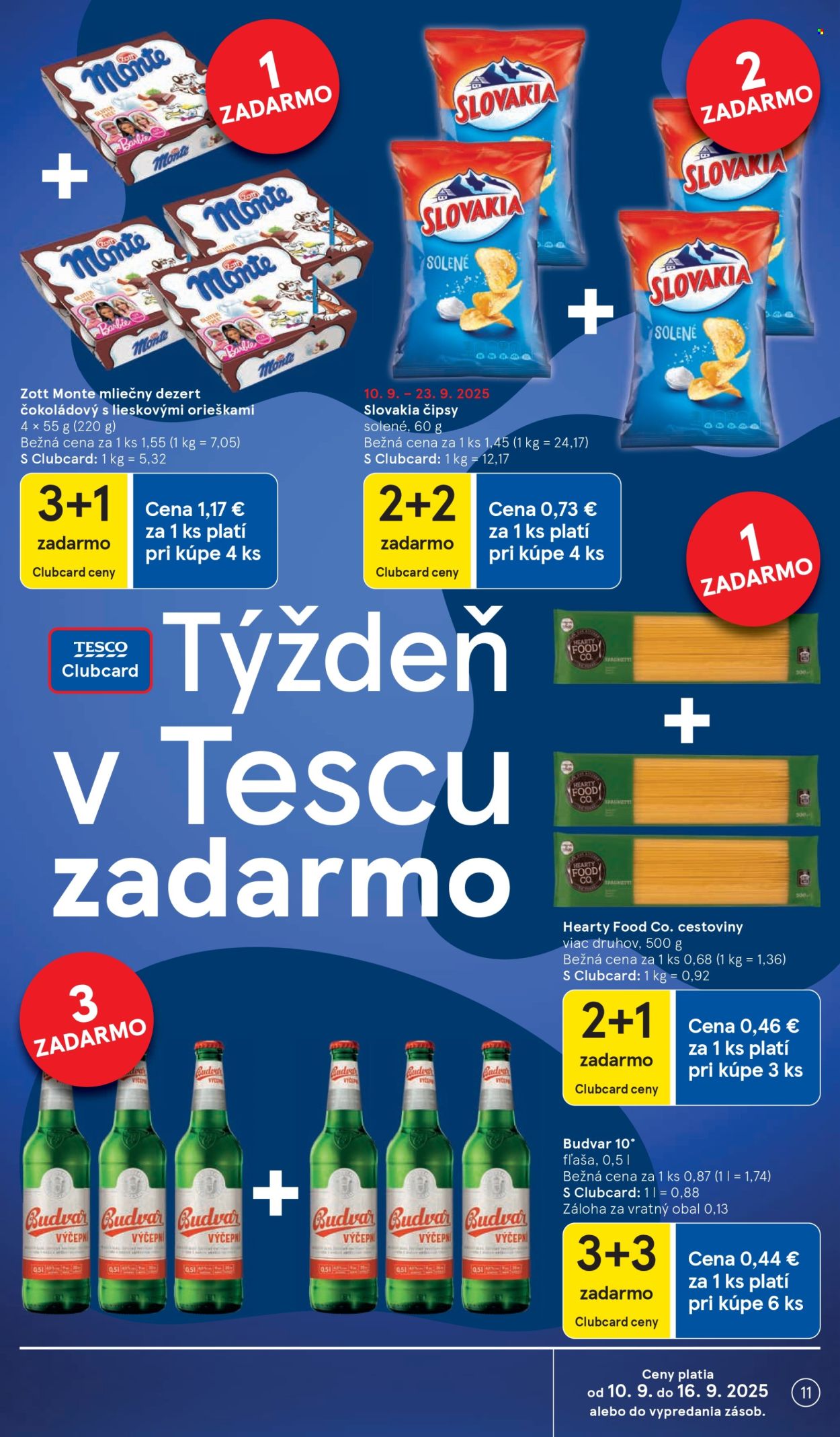 Leták TESCO supermarket - 10.9.2025 - 16.9.2025. Strana 11