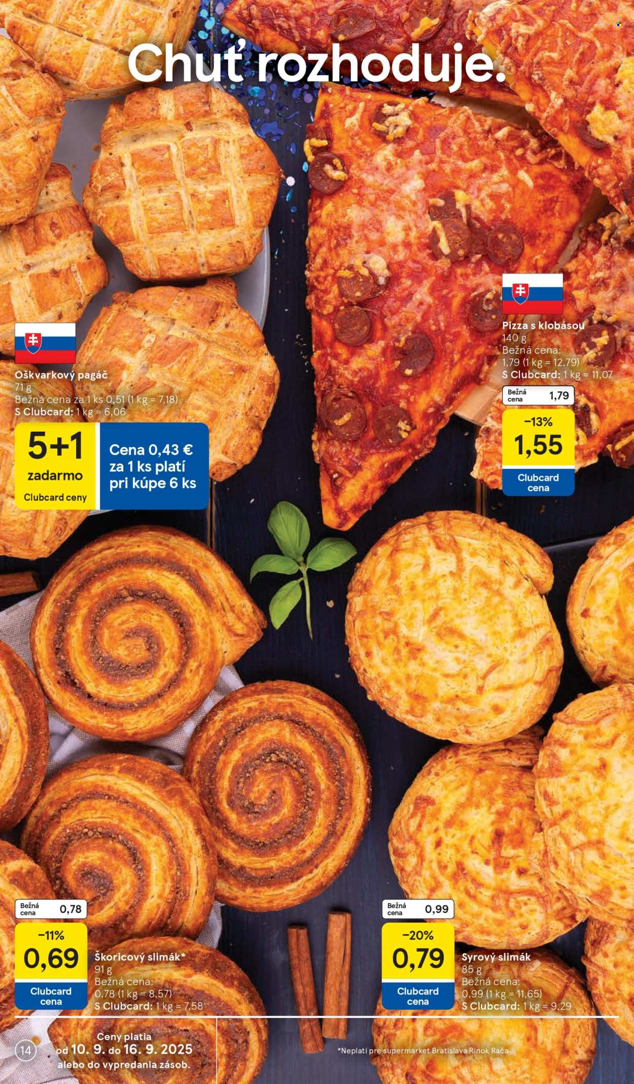 Leták TESCO supermarket - 10.9.2025 - 16.9.2025. Strana 14