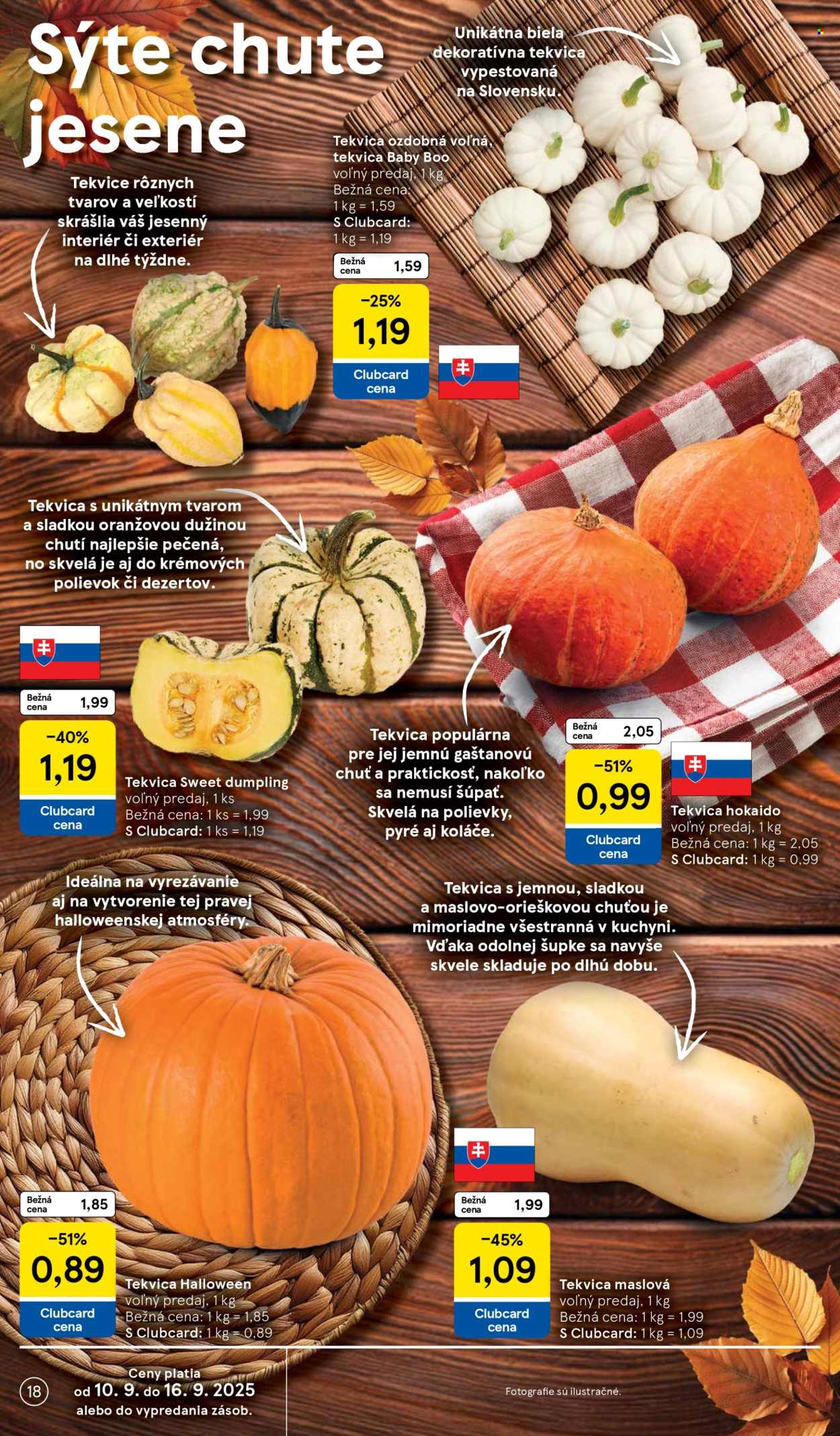 Leták TESCO - 10.9.2025 - 16.9.2025. Strana 18