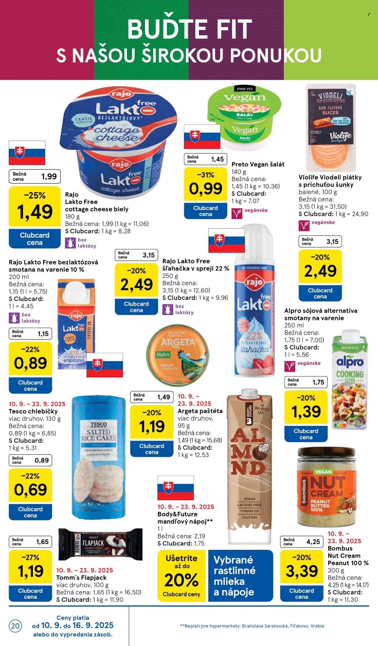 Leták TESCO - 10.9.2025 - 16.9.2025. Strana 20