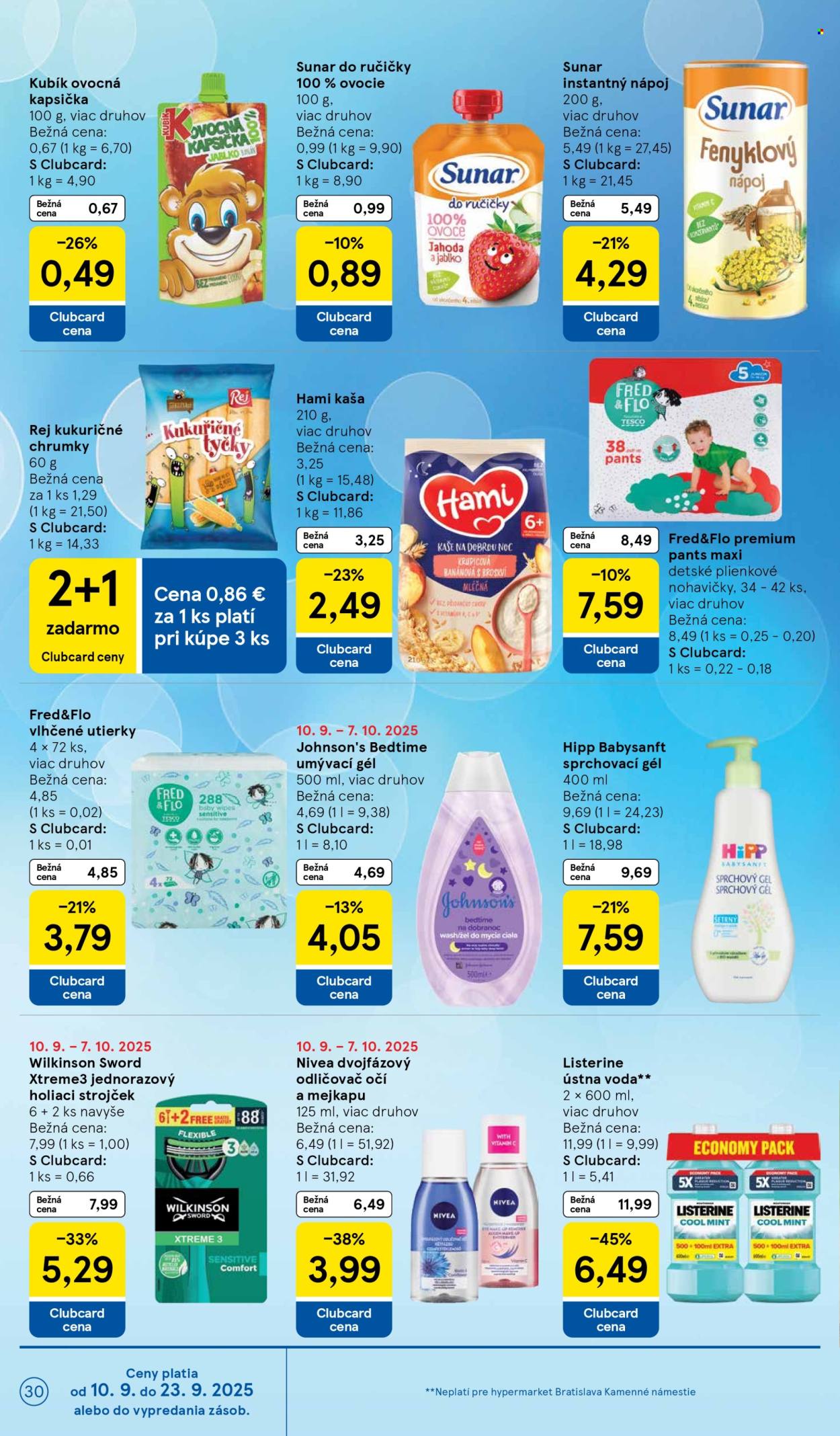 Leták TESCO - 10.9.2025 - 16.9.2025. Strana 30