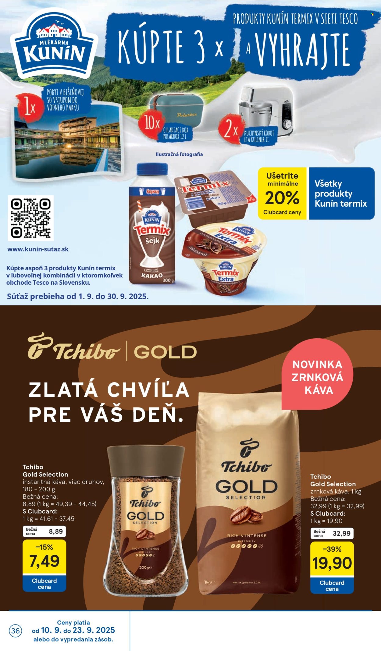 Leták TESCO - 10.9.2025 - 16.9.2025. Strana 36