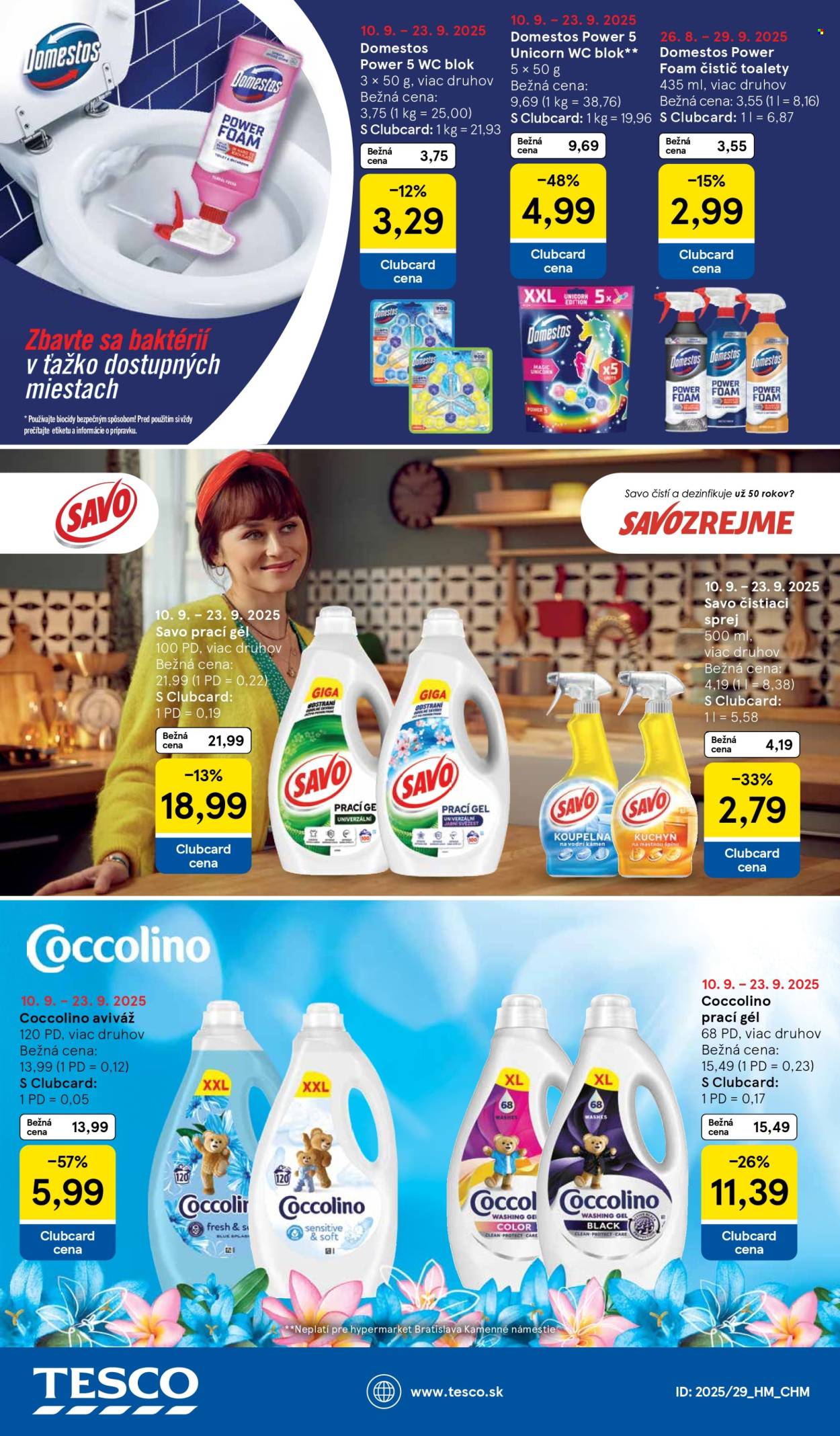 Leták TESCO - 10.9.2025 - 16.9.2025. Strana 38