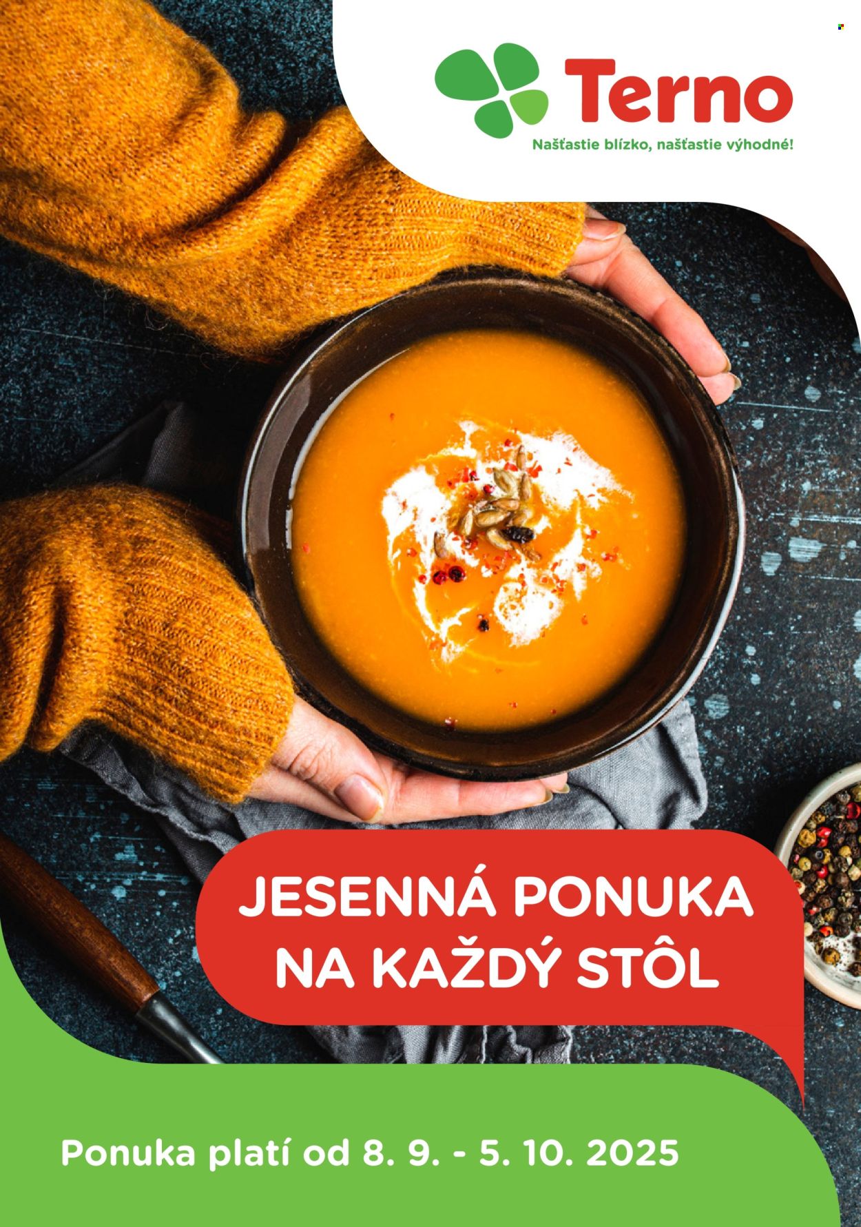 Leták Terno - 8.9.2025 - 5.10.2025. Strana 1