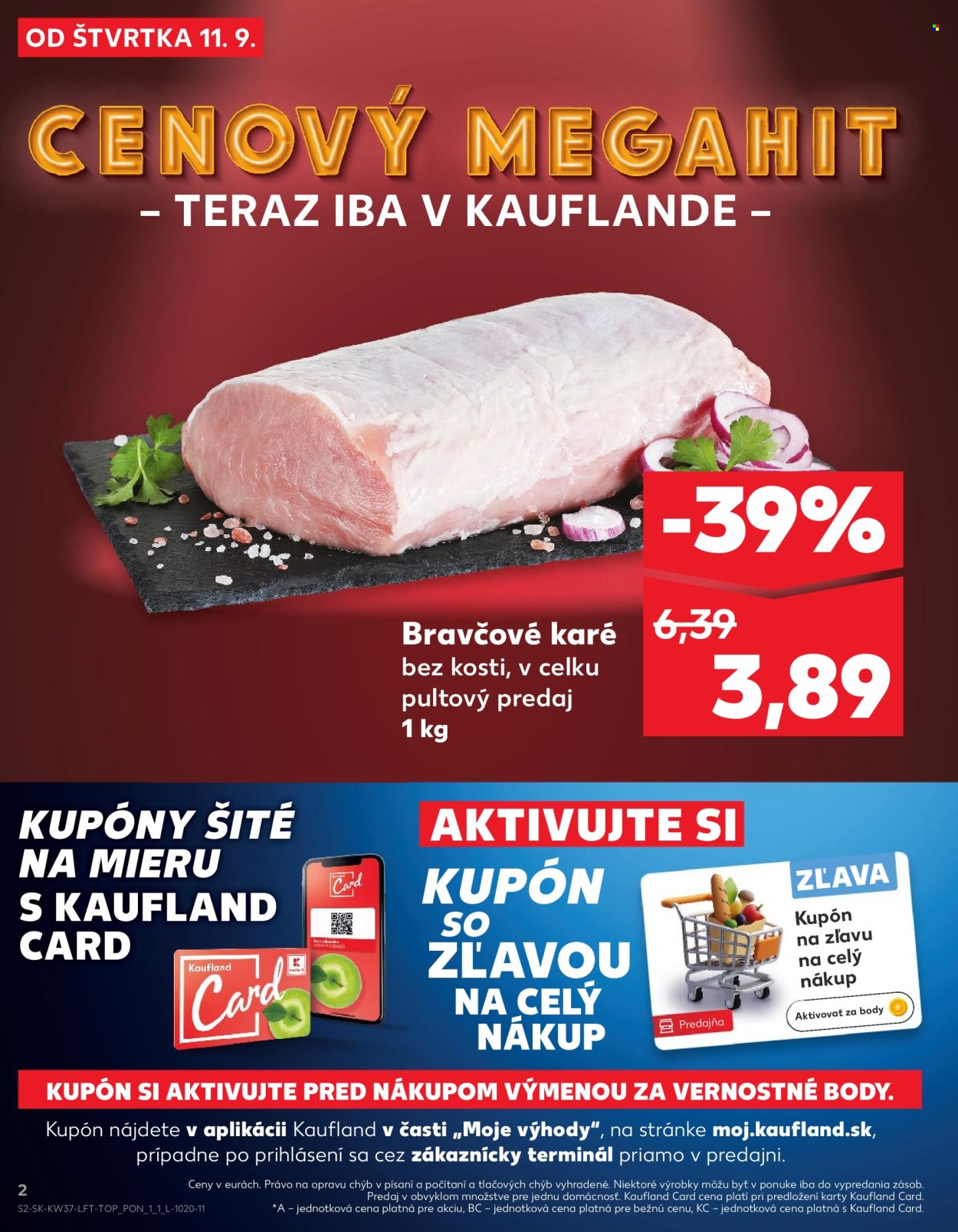 Leták Kaufland - 11.9.2025 - 17.9.2025. Strana 2