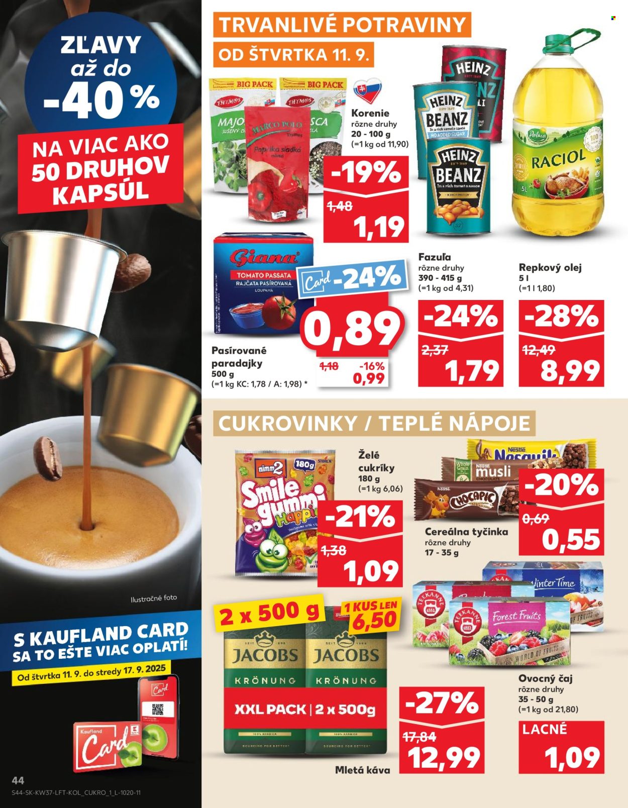 Leták Kaufland - 11.9.2025 - 17.9.2025. Strana 44