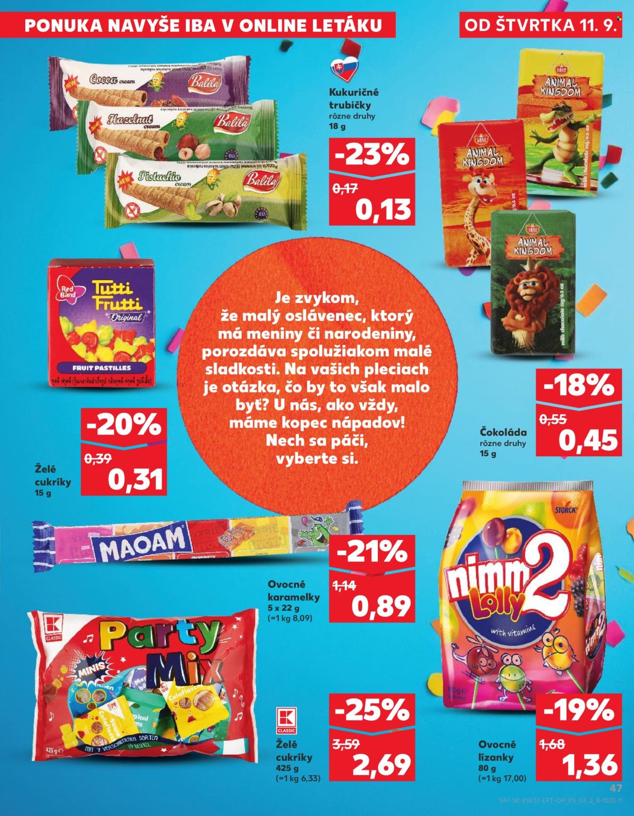 Leták Kaufland - 11.9.2025 - 17.9.2025. Strana 47