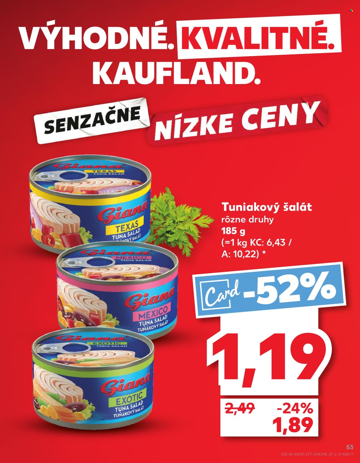 Leták Kaufland - 11.9.2025 - 17.9.2025. Strana 53