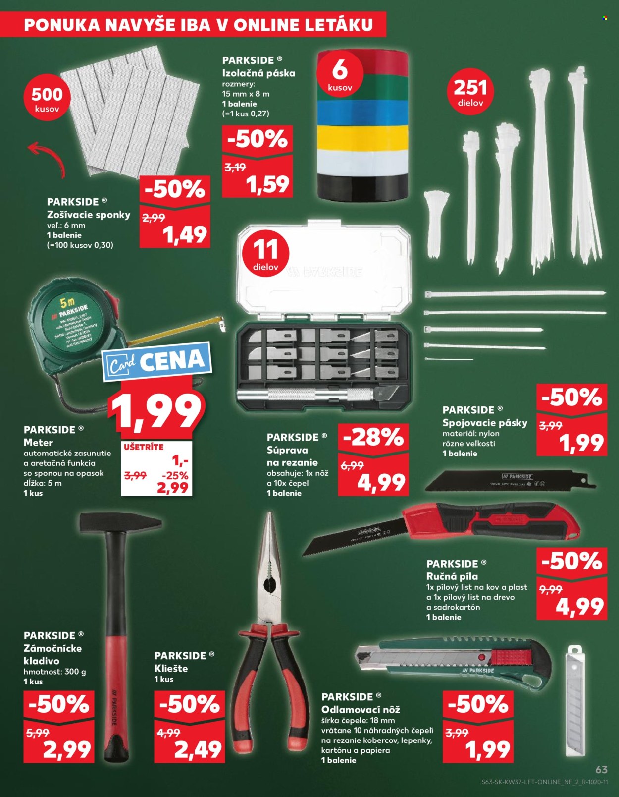 Leták Kaufland - 11.9.2025 - 17.9.2025. Strana 63