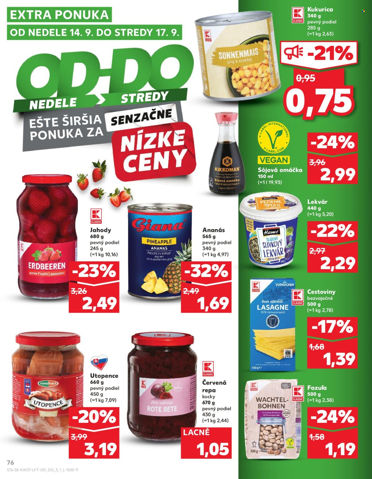 Leták Kaufland - 11.9.2025 - 17.9.2025. Strana 76