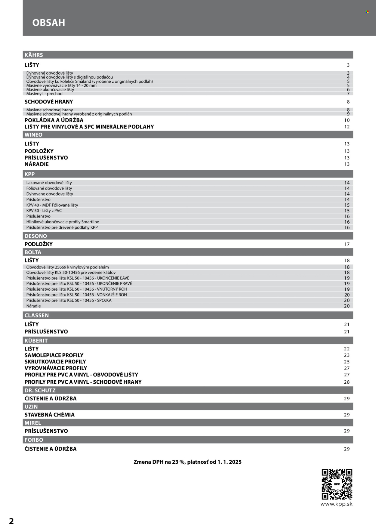 Leták KPP - 10.9.2025 - 6.7.2026. Strana 2