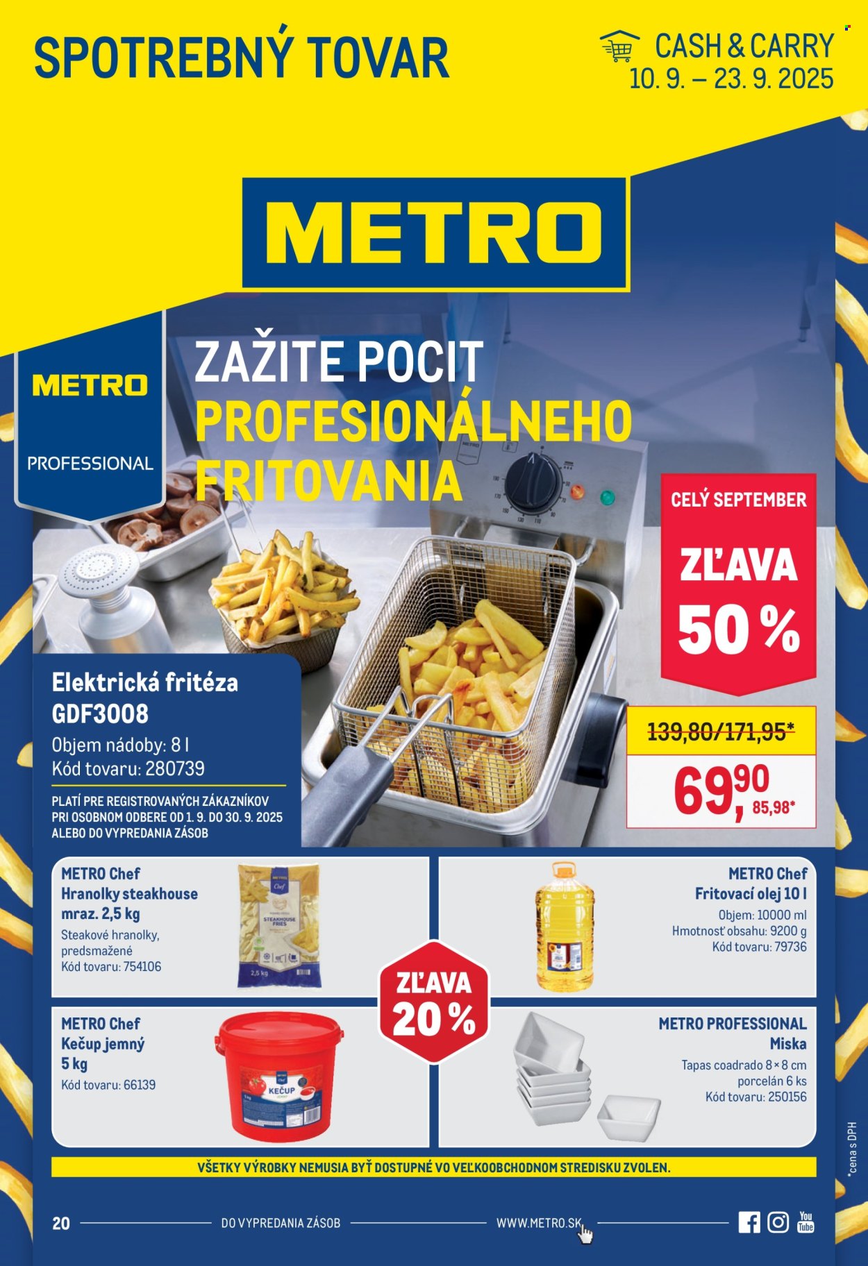Leták Metro - 10.9.2025 - 23.9.2025. Strana 1