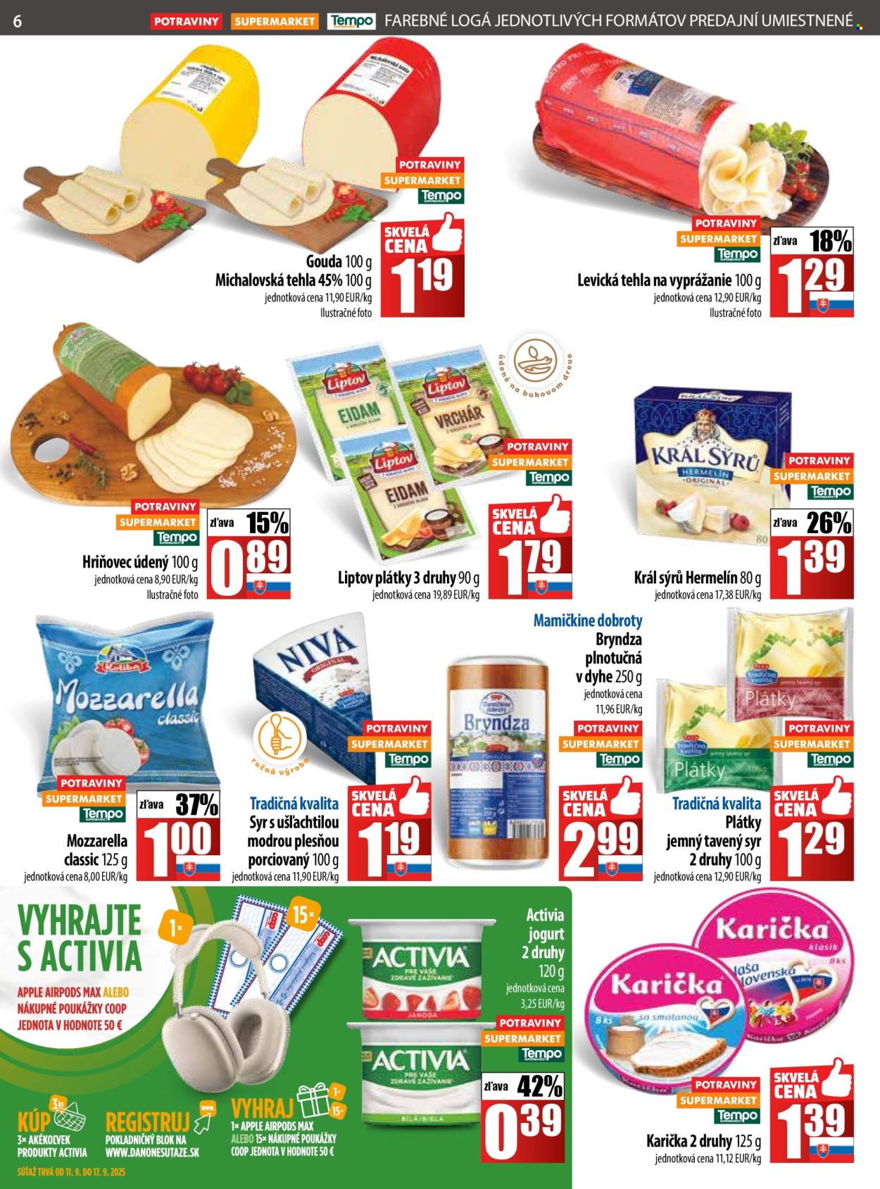 Leták COOP Jednota - 11.9.2025 - 17.9.2025. Strana 6