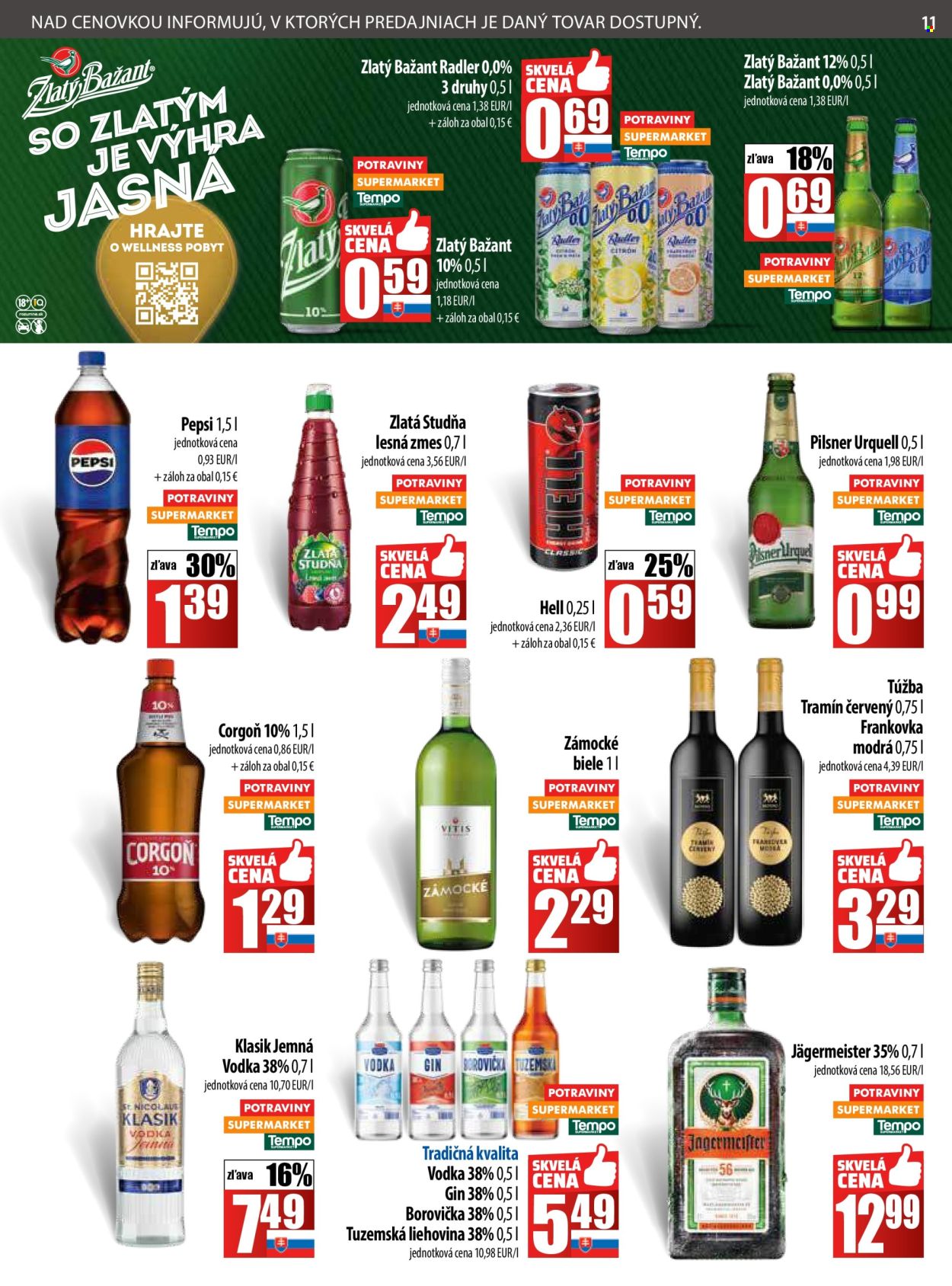 Leták COOP Jednota - 11.9.2025 - 17.9.2025. Strana 11