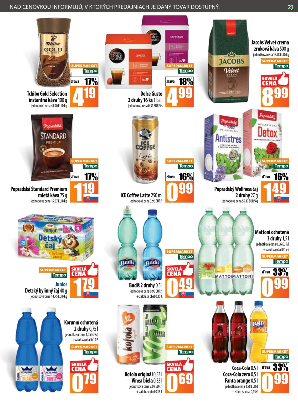 Leták COOP Jednota - 11.9.2025 - 17.9.2025. Strana 21