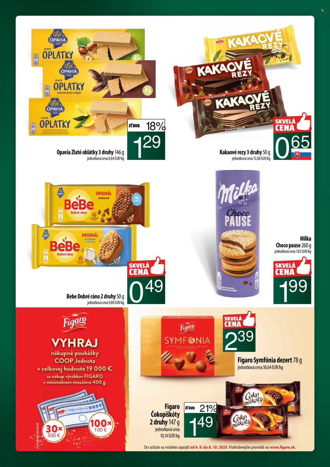 Leták COOP Jednota - 11.9.2025 - 17.9.2025. Strana 40