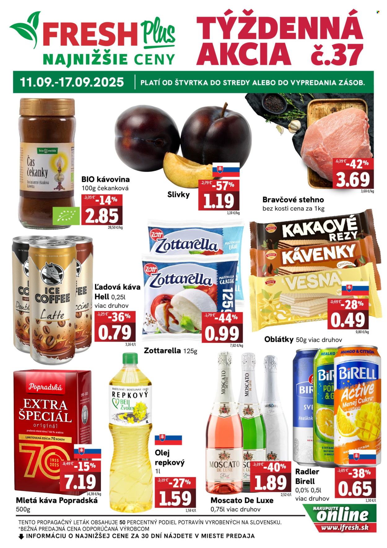 Leták FRESH - 11.9.2025 - 17.9.2025. Strana 1