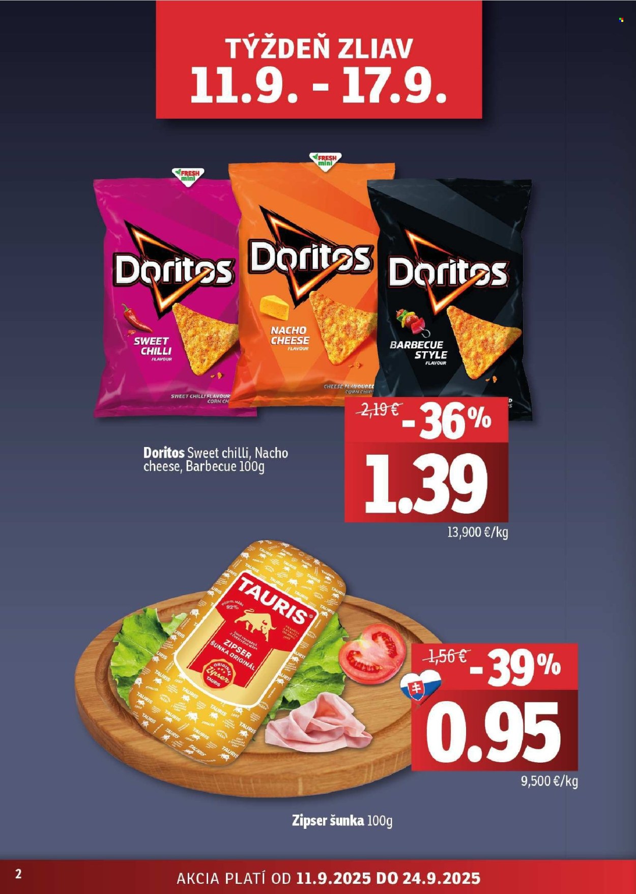 Leták FRESH - 11.9.2025 - 24.9.2025. Strana 2