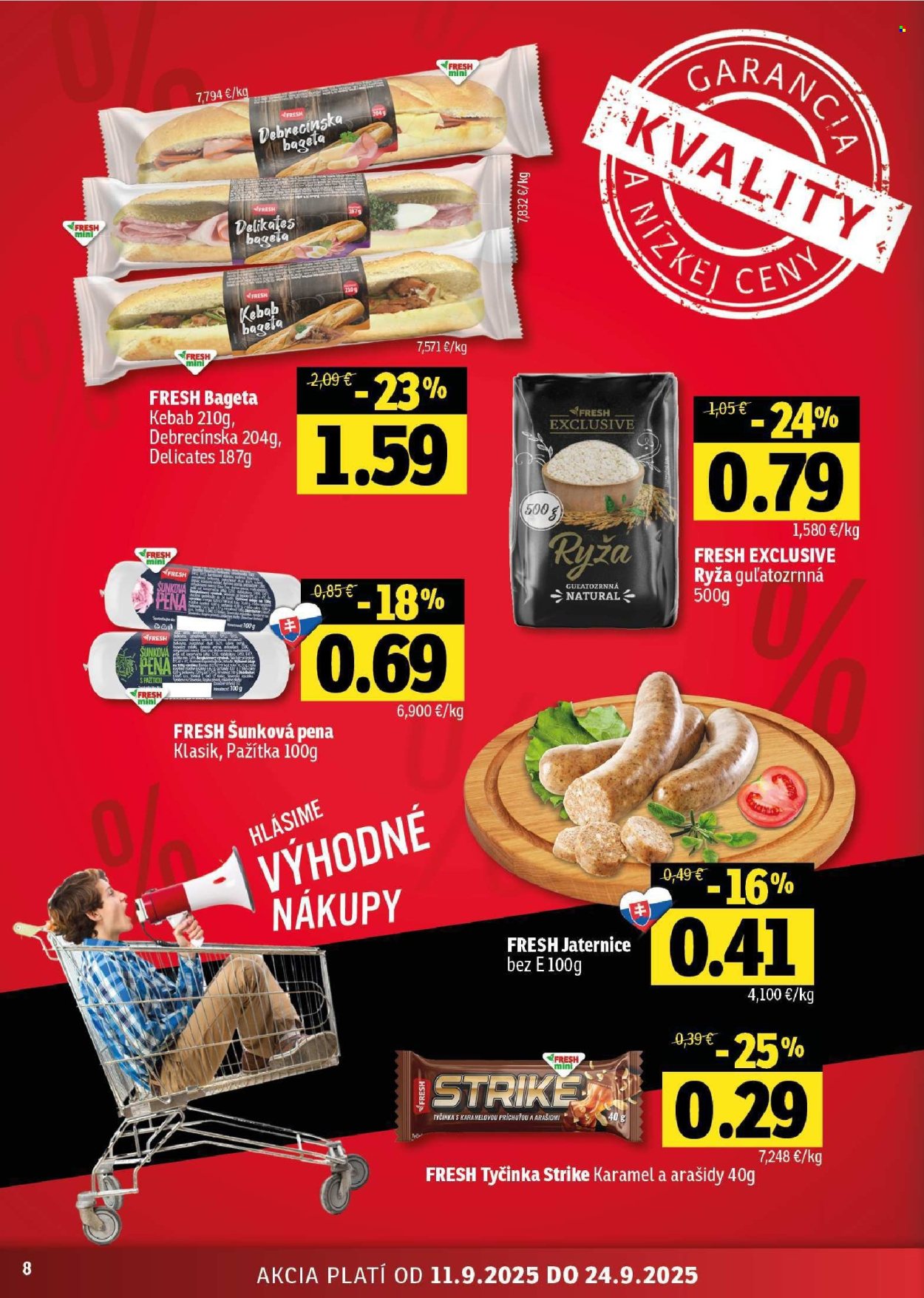 Leták FRESH - 11.9.2025 - 24.9.2025. Strana 8