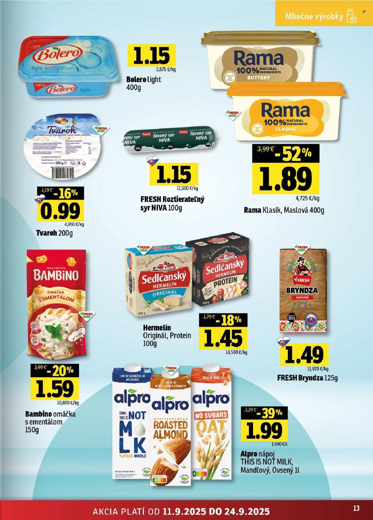 Leták FRESH - 11.9.2025 - 24.9.2025. Strana 13