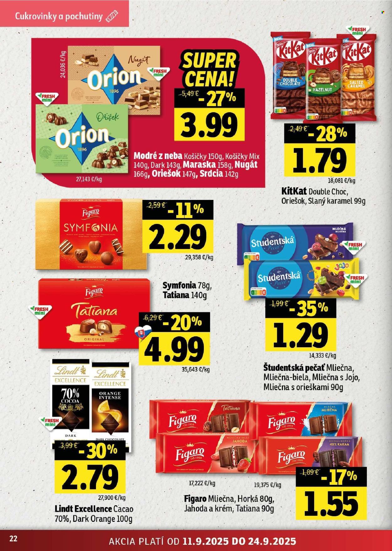 Leták FRESH - 11.9.2025 - 24.9.2025. Strana 22