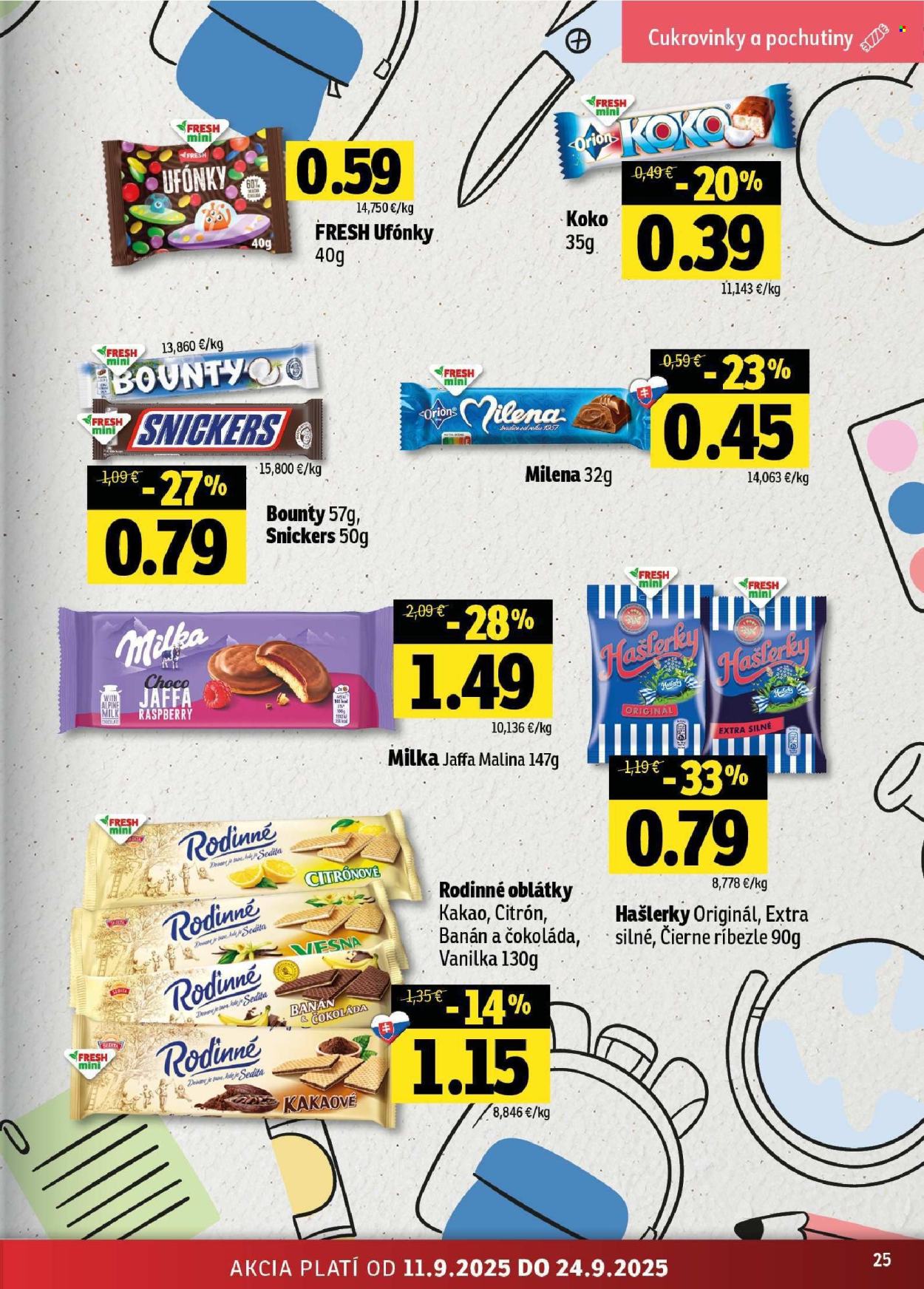 Leták FRESH - 11.9.2025 - 24.9.2025. Strana 25
