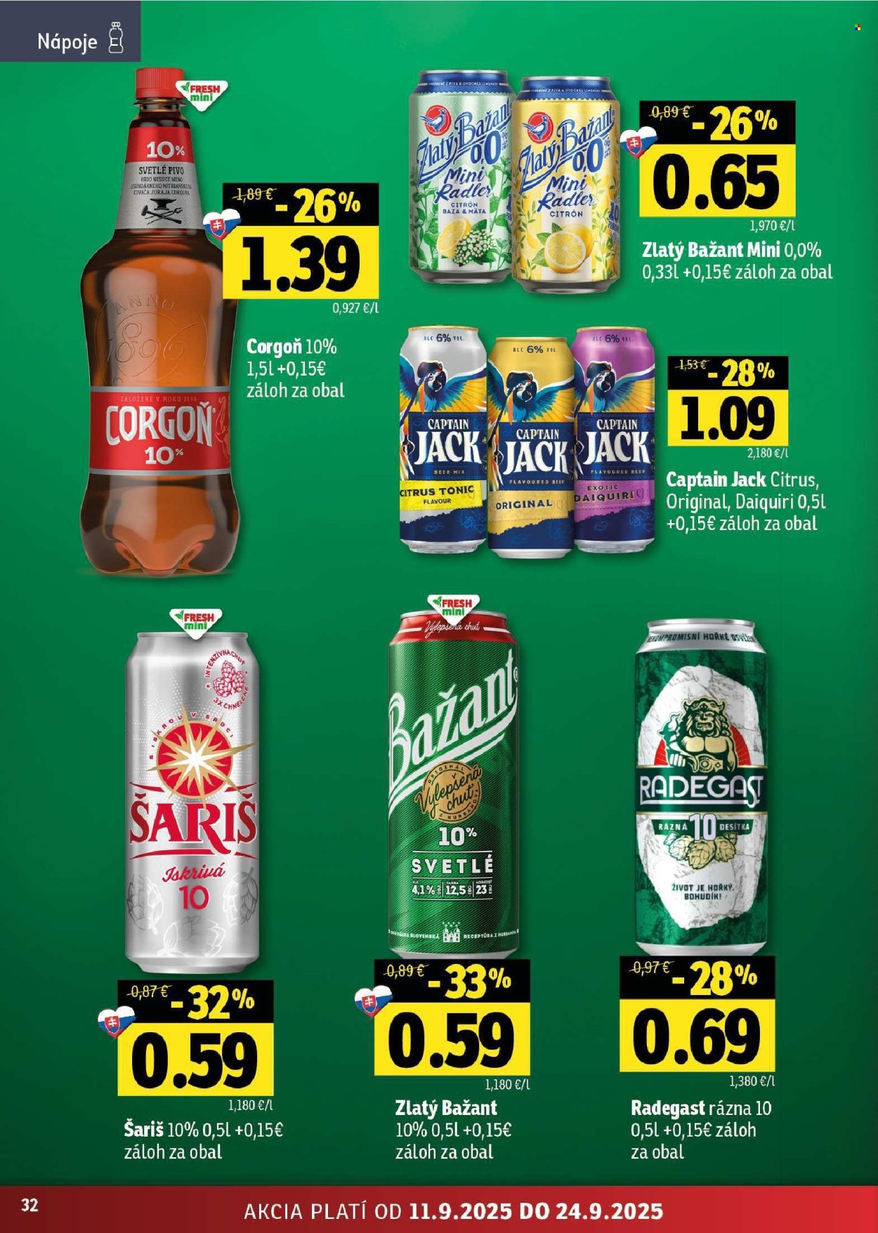 Leták FRESH - 11.9.2025 - 24.9.2025. Strana 32