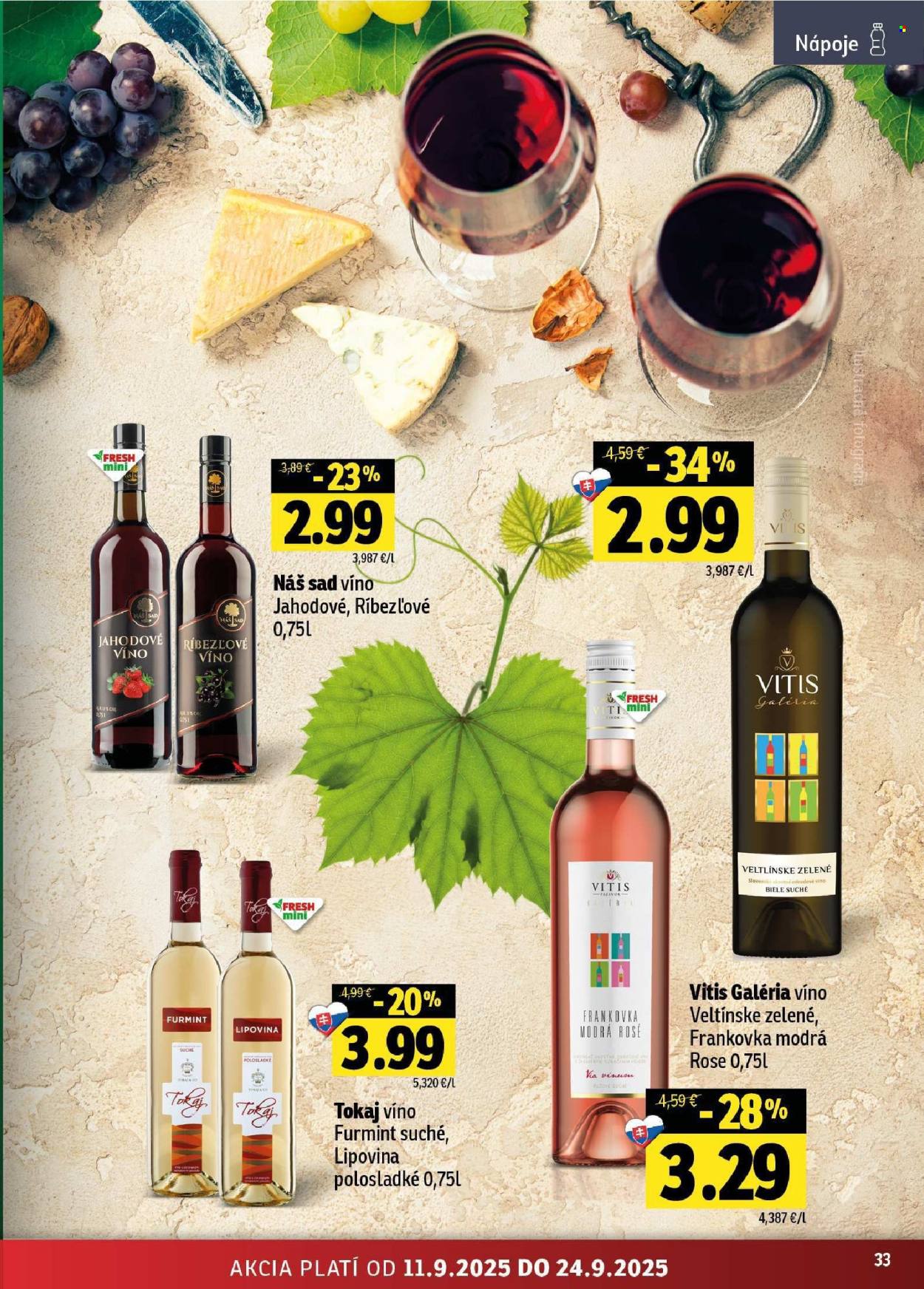 Leták FRESH - 11.9.2025 - 24.9.2025. Strana 33