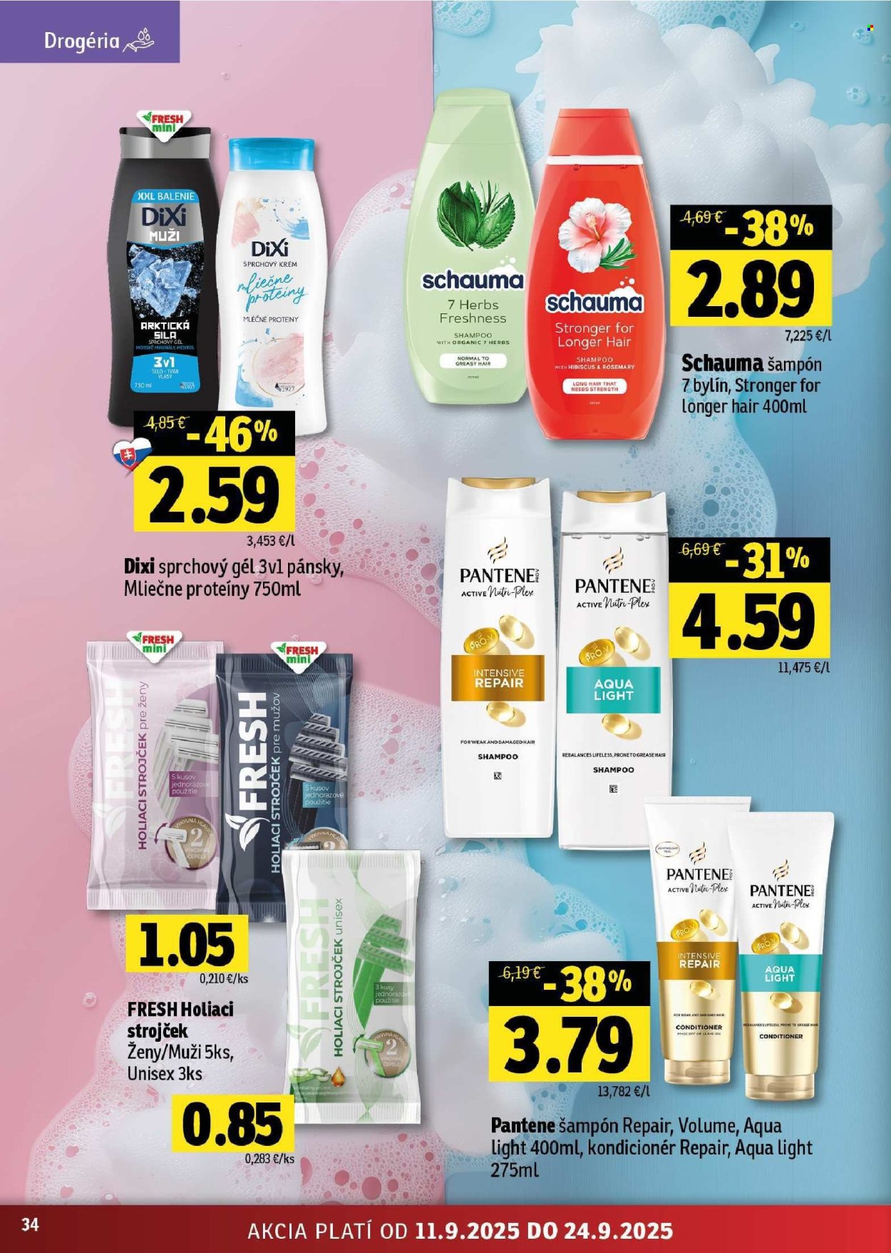 Leták FRESH - 11.9.2025 - 24.9.2025. Strana 34