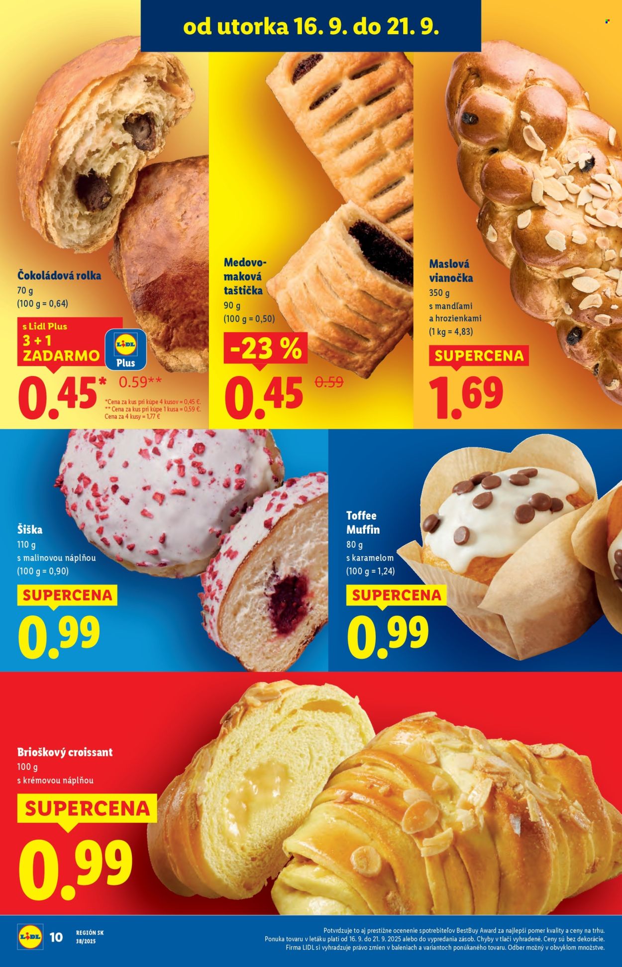 Leták Lidl - 16.9.2025 - 21.9.2025. Strana 10