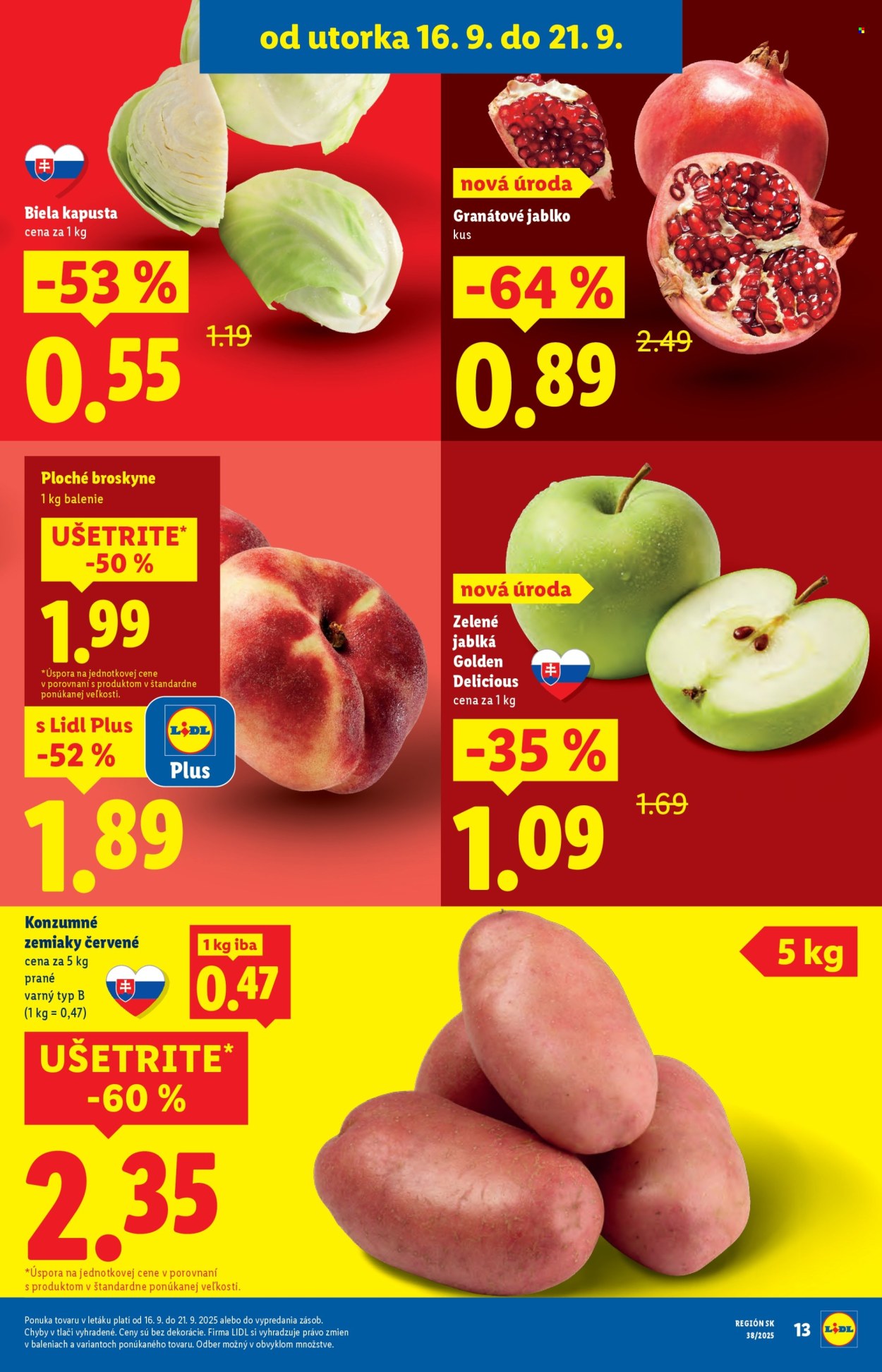 Leták Lidl - 16.9.2025 - 21.9.2025. Strana 13