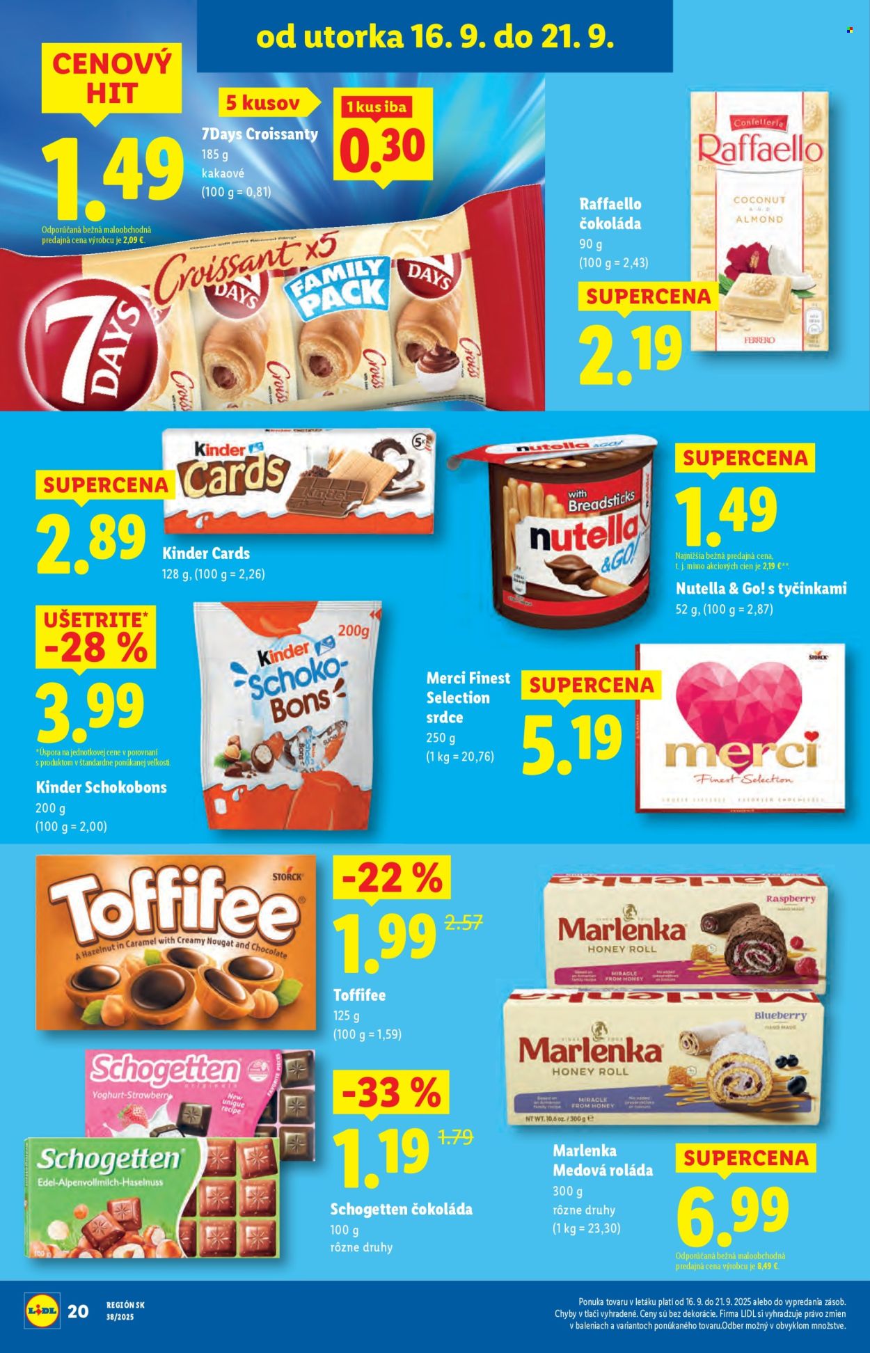 Leták Lidl - 16.9.2025 - 21.9.2025. Strana 20