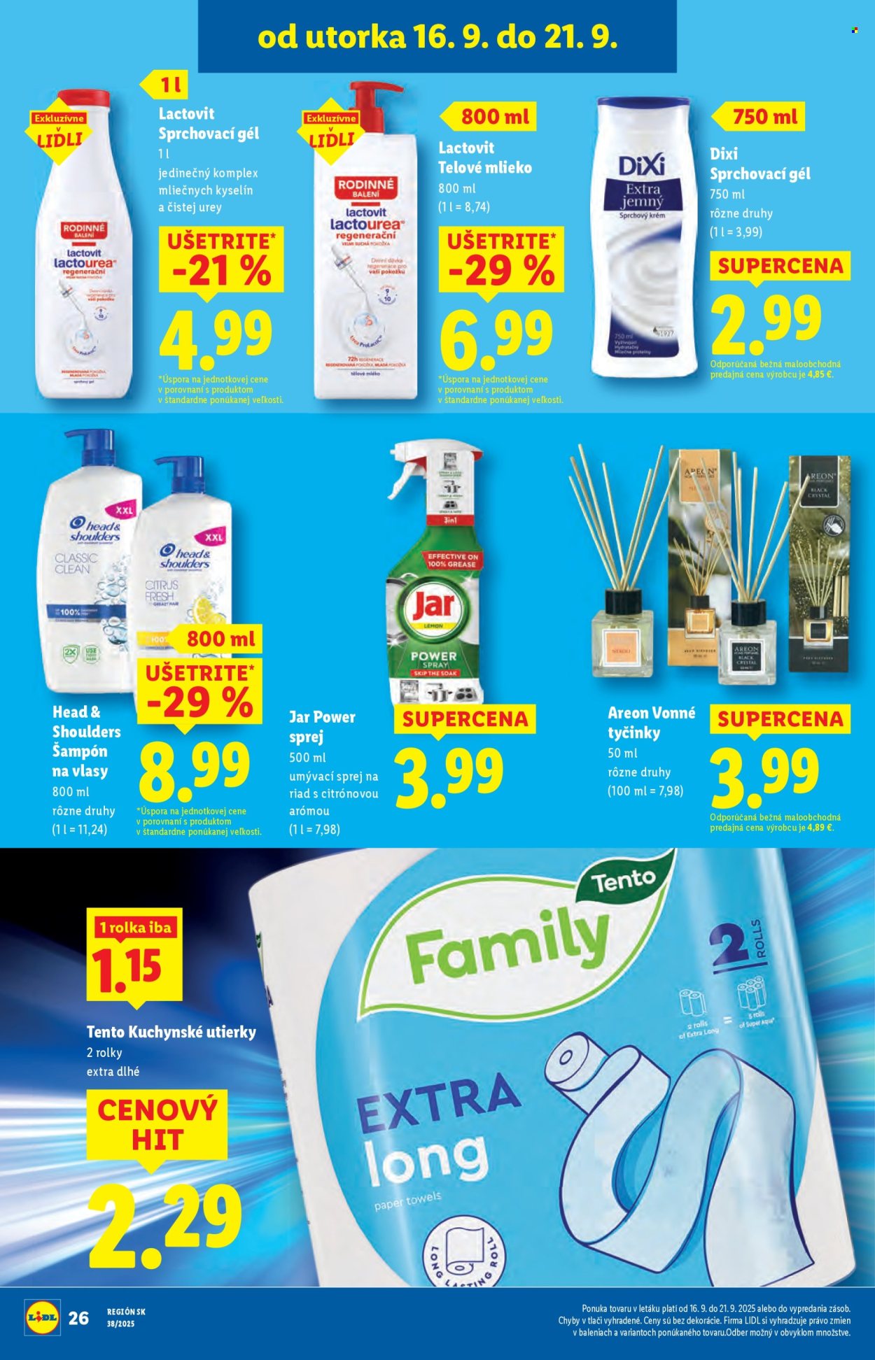 Leták Lidl - 16.9.2025 - 21.9.2025. Strana 26