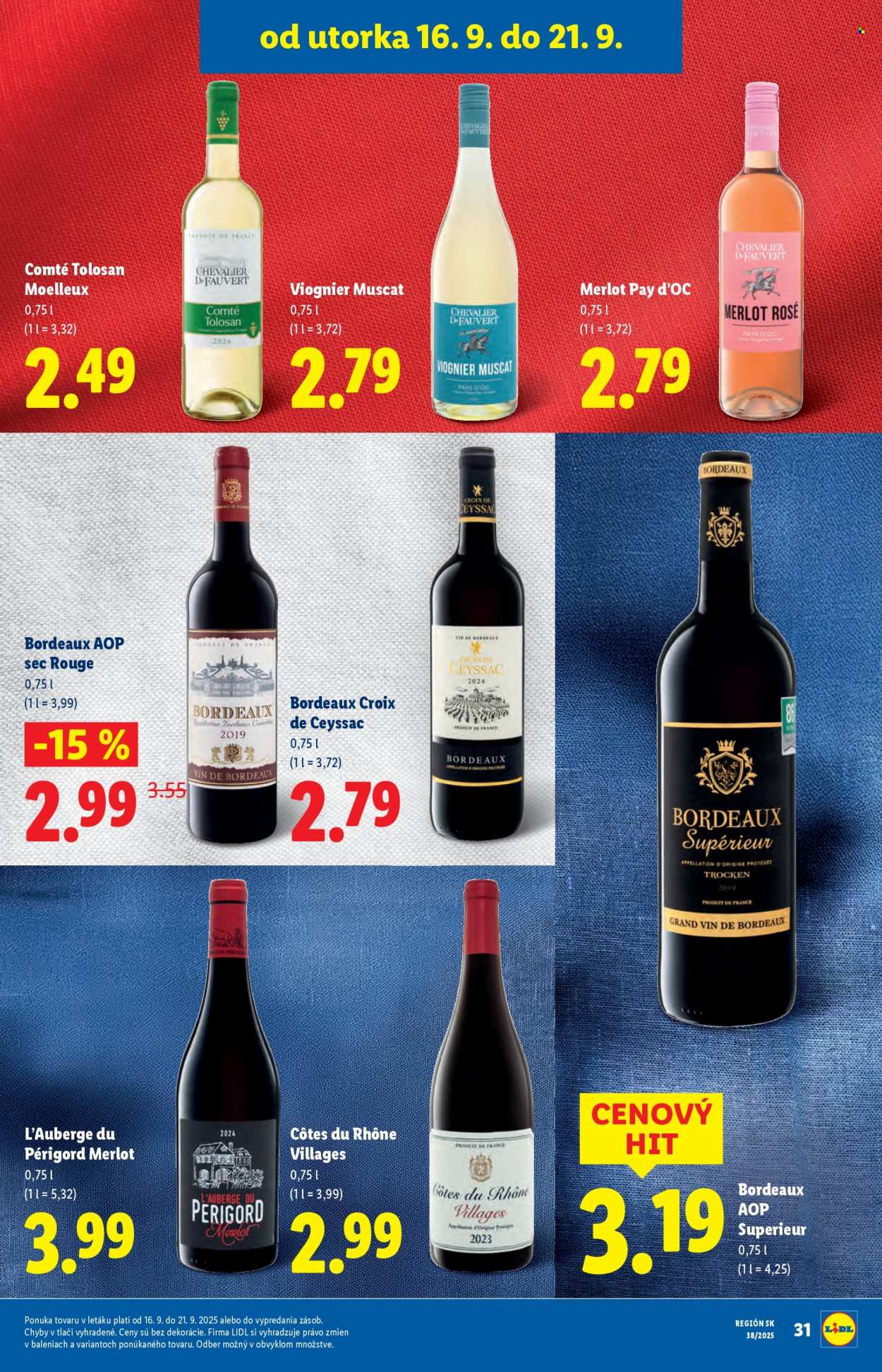 Leták Lidl - 16.9.2025 - 21.9.2025. Strana 35
