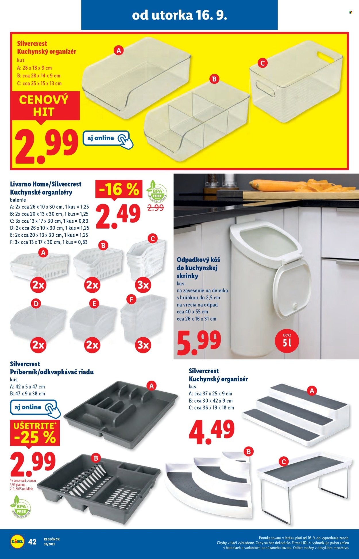 Leták Lidl - 16.9.2025 - 21.9.2025. Strana 64